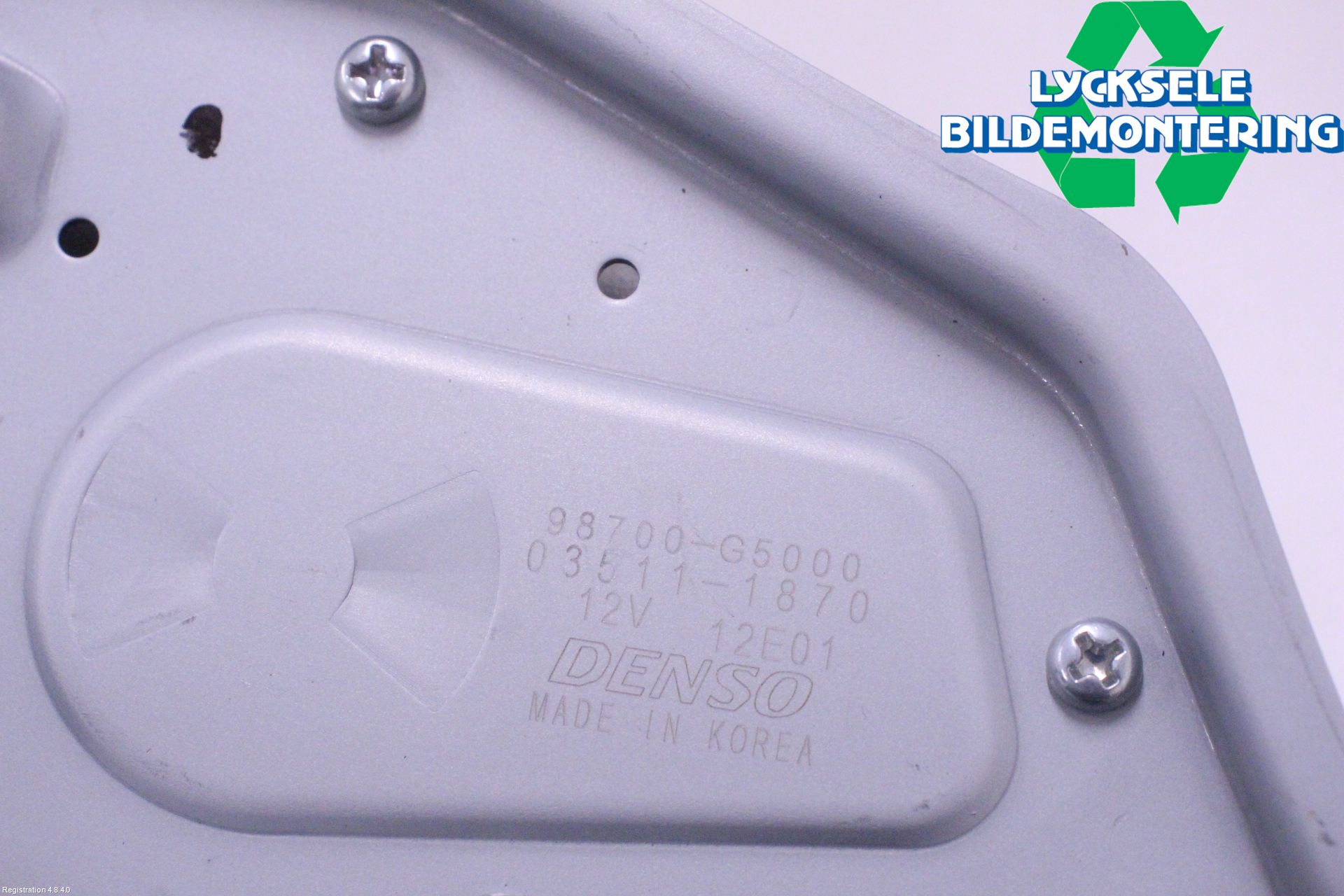 Kia NIRO (DE) 17-22 Torkarmotor Baklucka