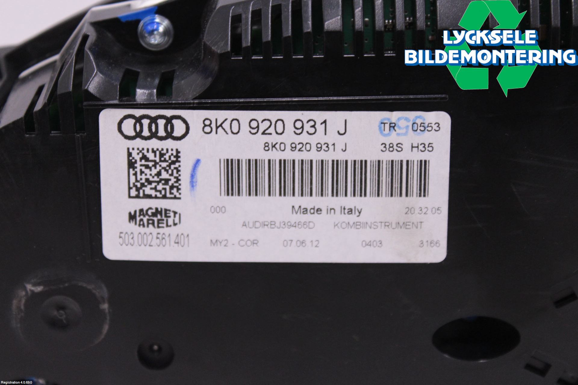 Audi A4 ALLROAD 09-16 Instrument Komb