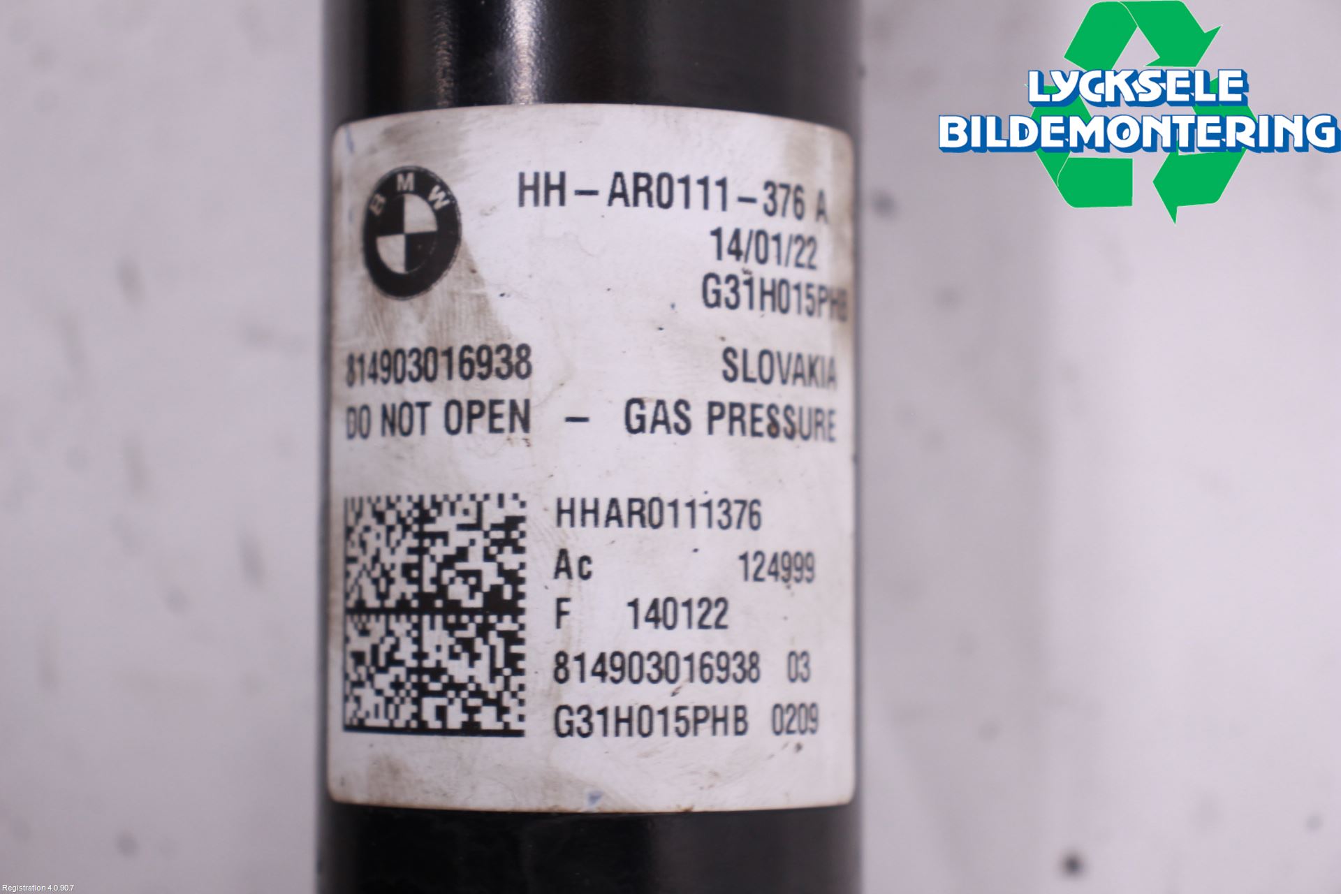 BMW 5 G30/G31/F90 17-23 Fjäderben Bak Höger
