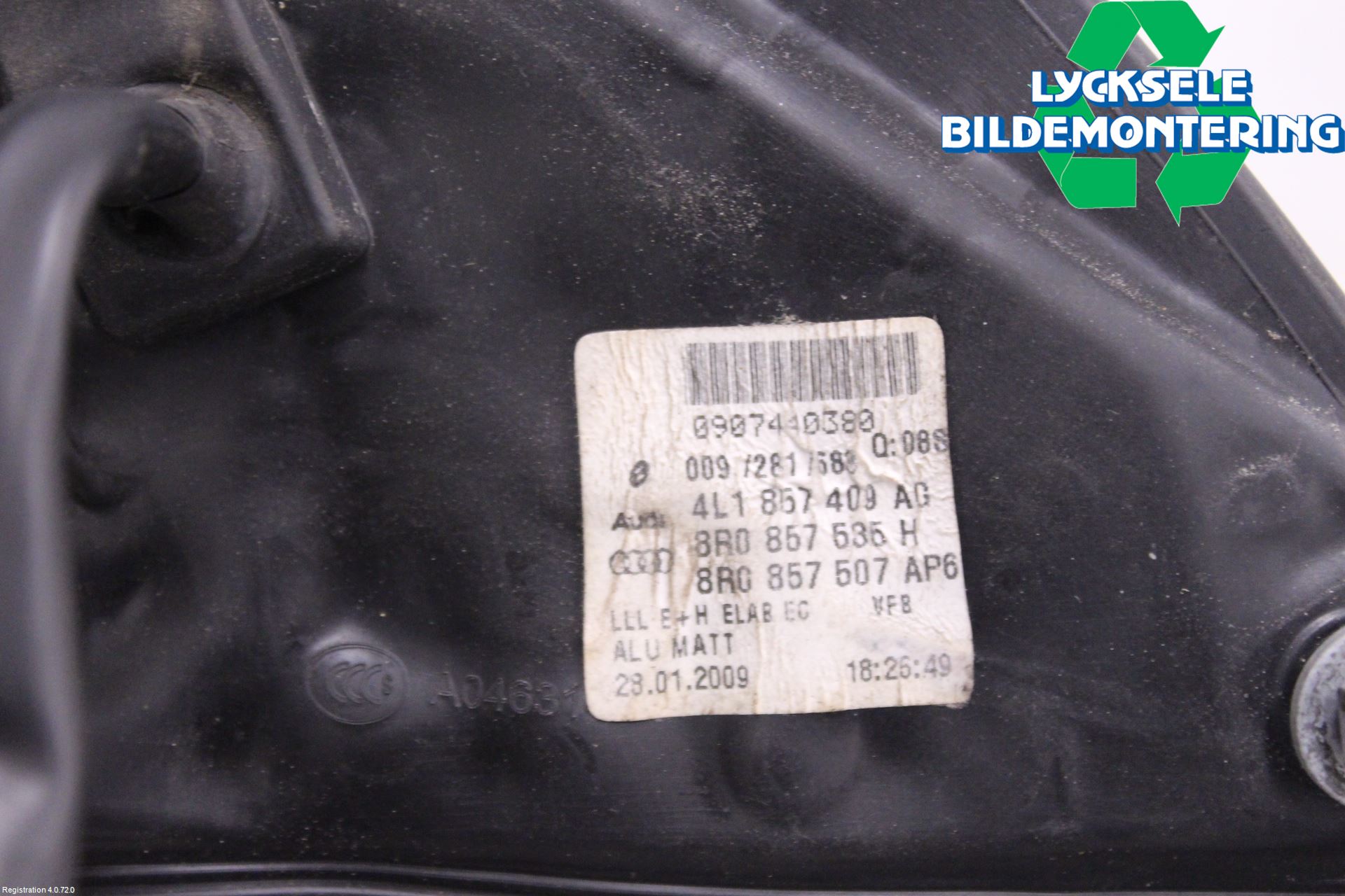 Audi Q7/SQ7 Spegel Yttre El Vä