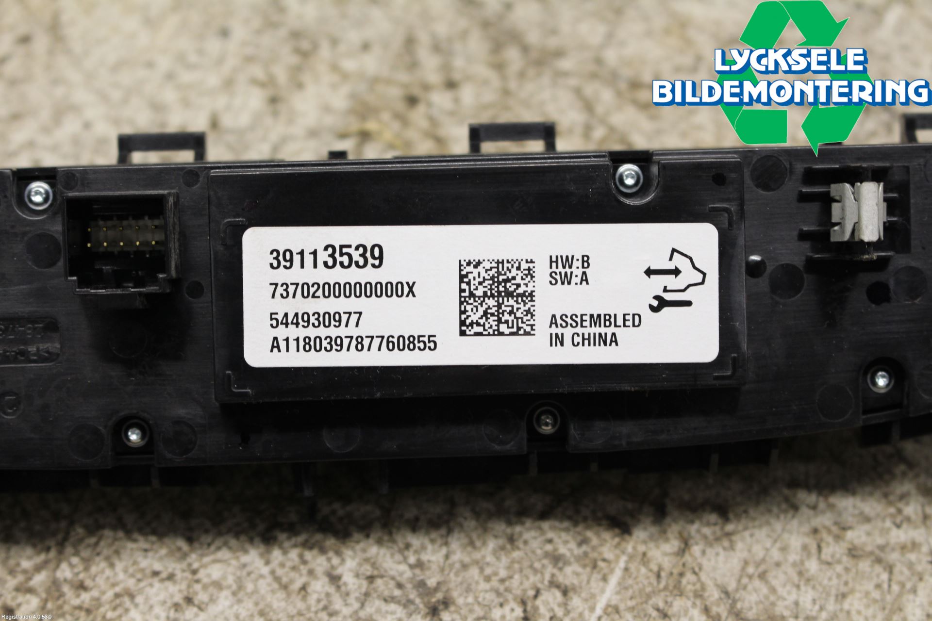 Opel INSIGNIA 17- Ac Styrenhet Ac Manöveren