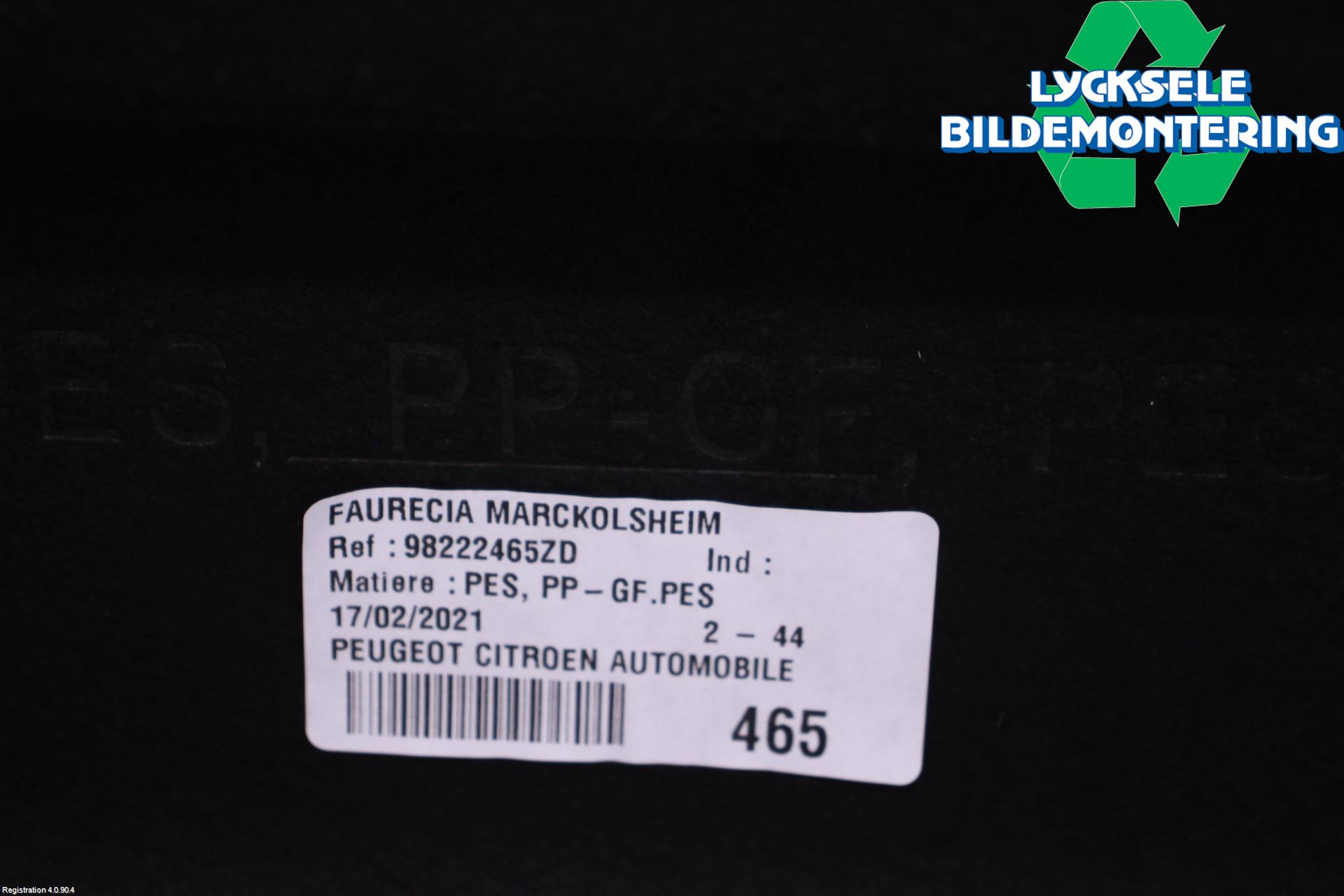 Peugeot 308 14-21 Hatthylla