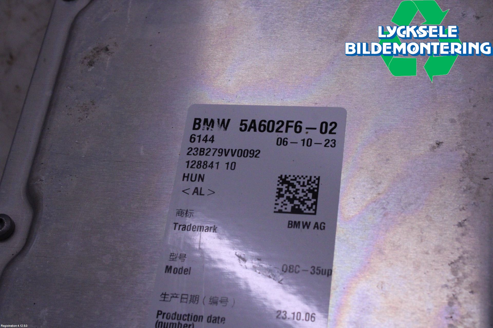 BMW 5 G30/G31/F90 17-23 Batteriladdare Högspänning