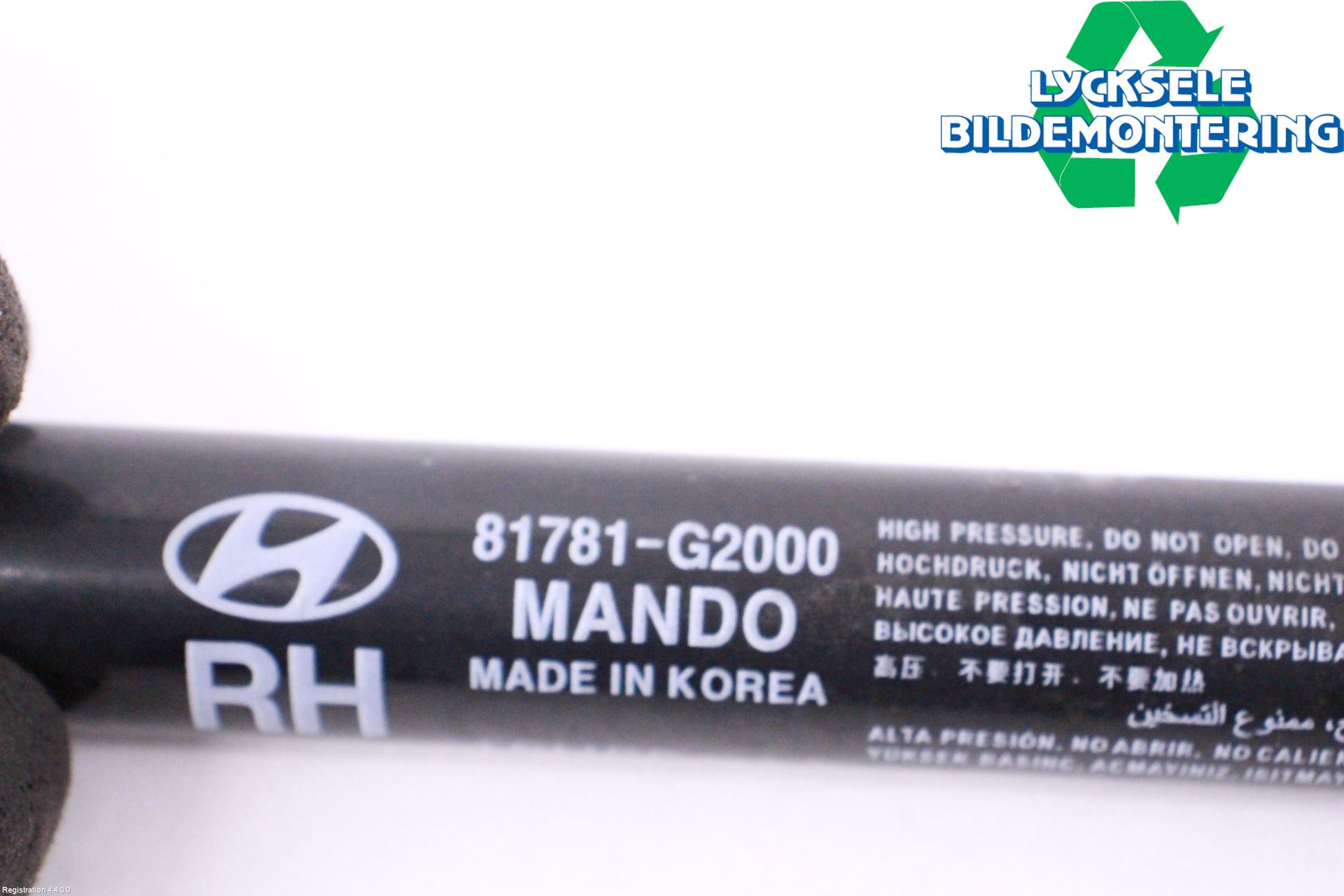 Hyundai IONIQ AE 17-22 Gasfjäder Baklucka