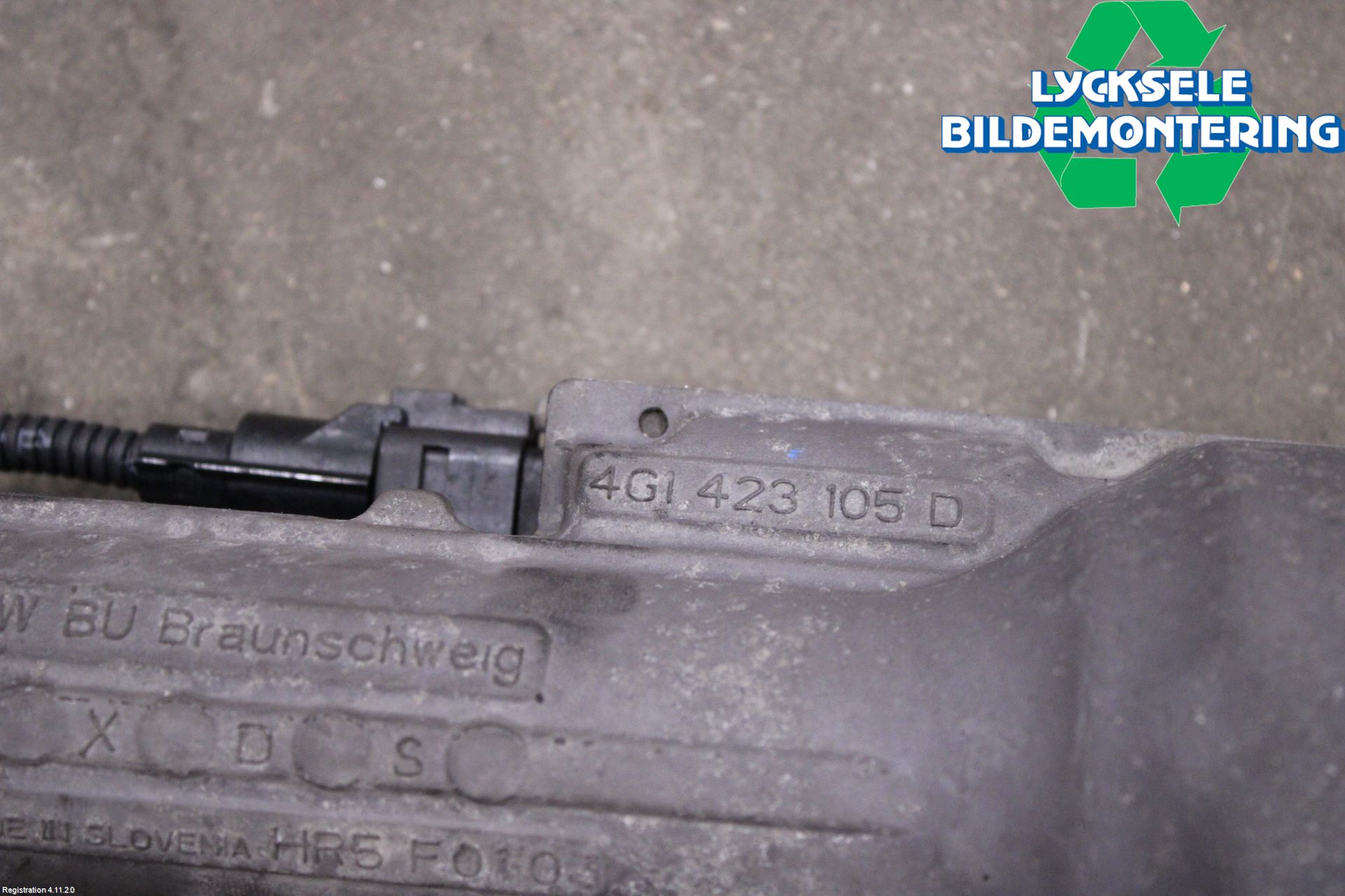 Audi A6/S6 4G 11-18 Styrväxel-Snäcka Elektrisk