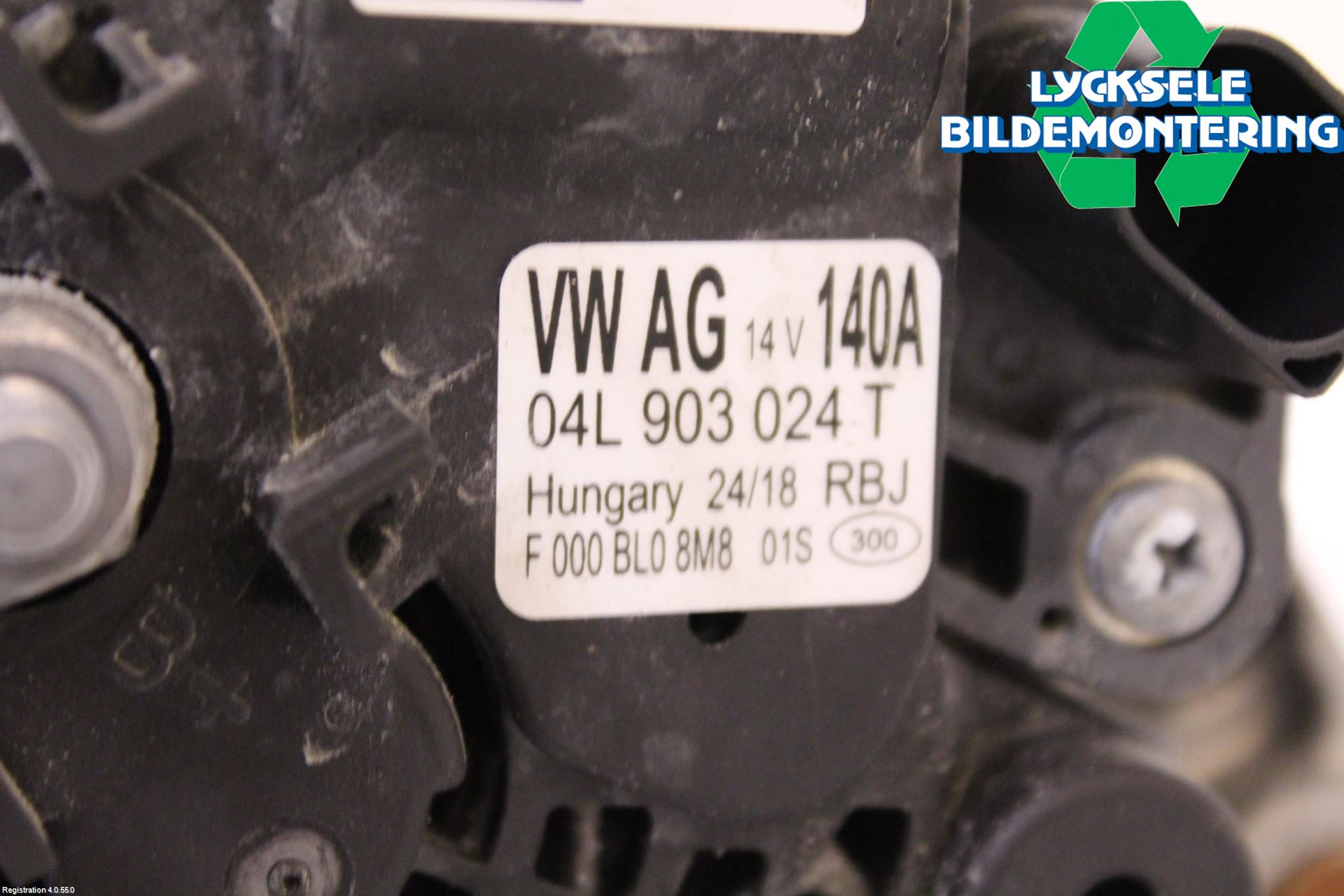 Volkswagen VW PASSAT 15-19 Generator