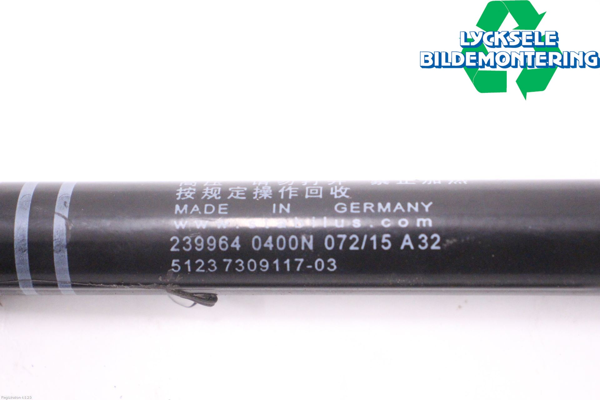 BMW 5 F10/F11/F18 09-17 Gasfjäder Motorhuv