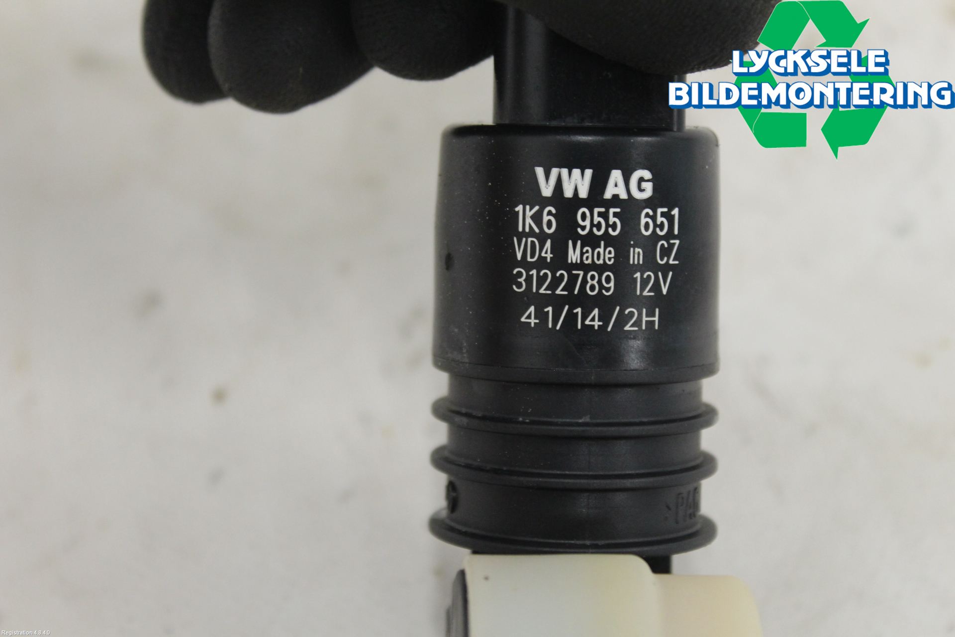 Skoda SUPERB 09-15 Spolarpump Vindruta