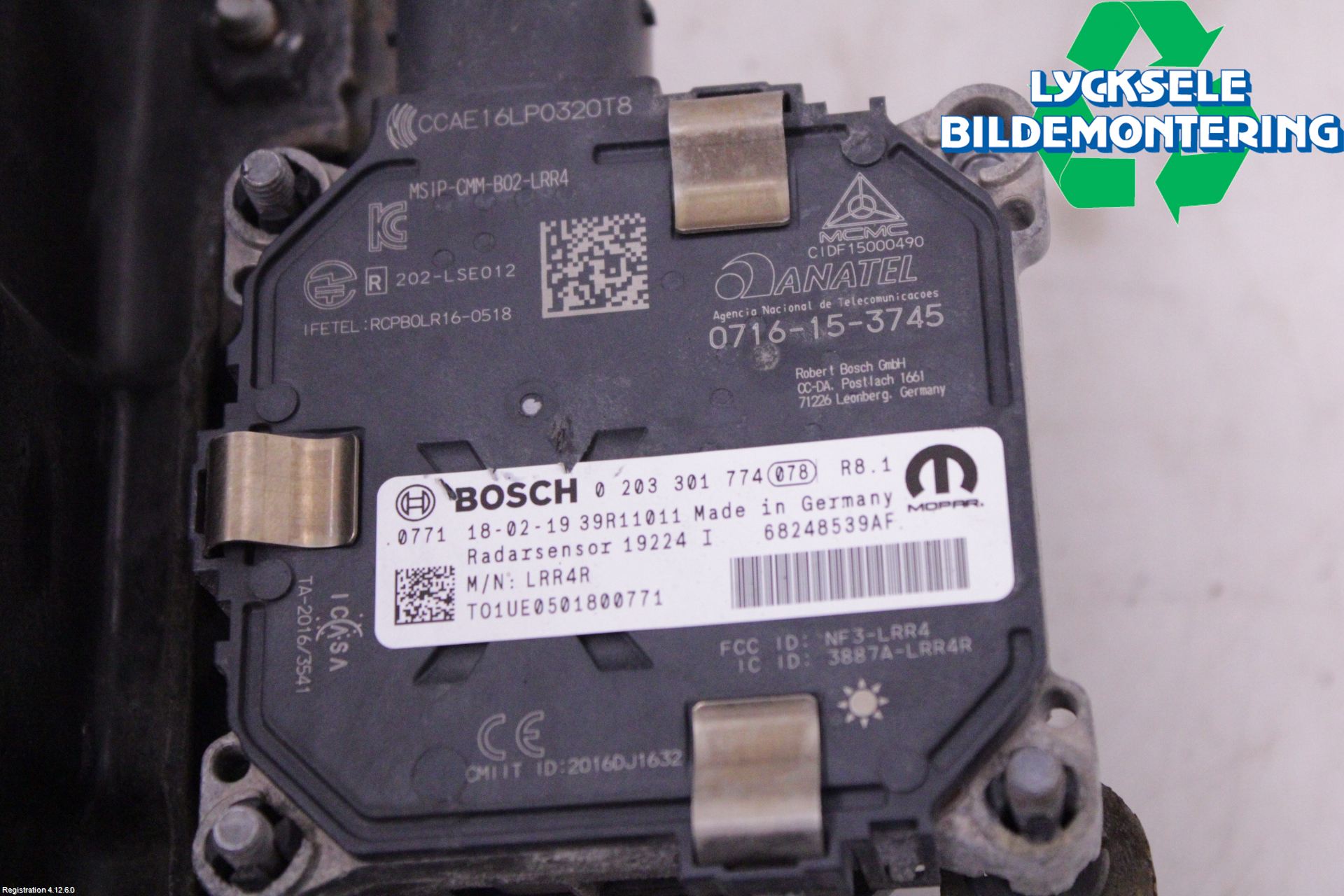 Jeep COMPASS Sensor Adaptiv Farthållare