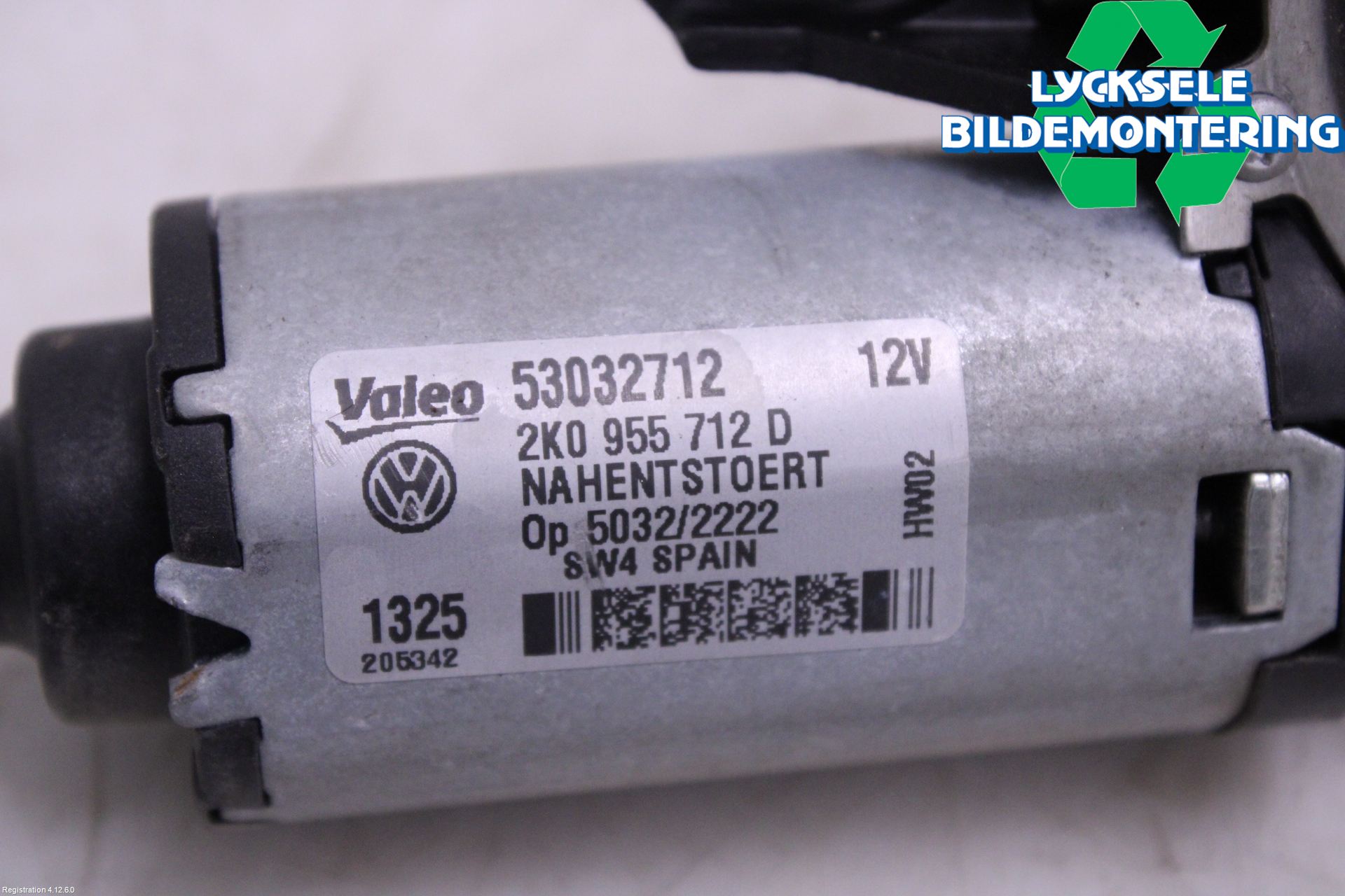 Volkswagen VW CADDY 16-20 Torkarmotor Baklucka