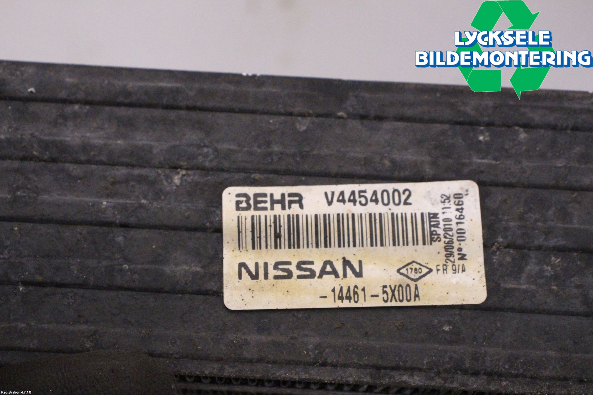 Nissan NAVARA 05-16 Laddluft-Intercooler Kyl