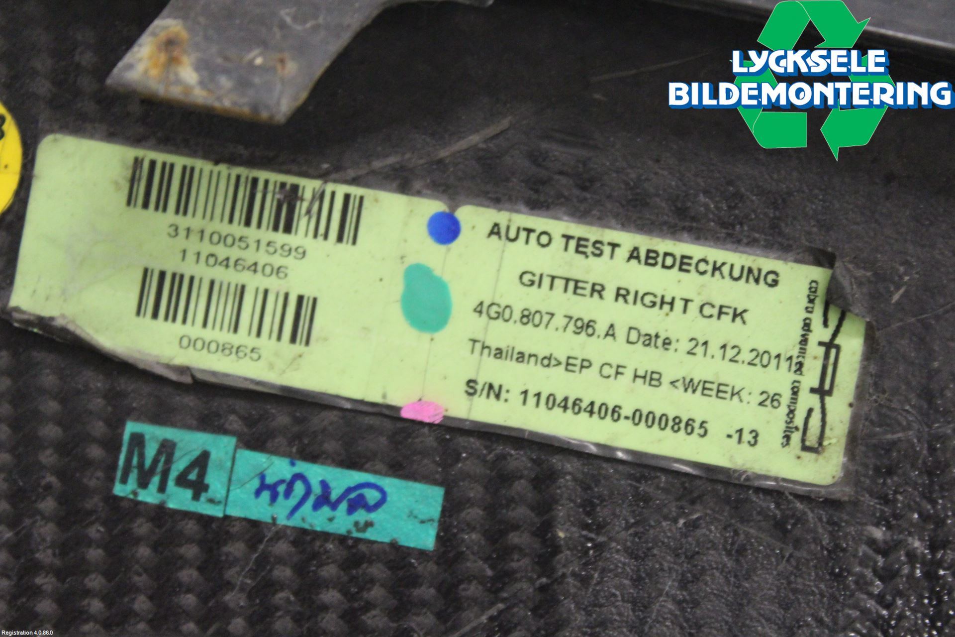 Audi A6/S6 4G 11-18 Front Övrigt