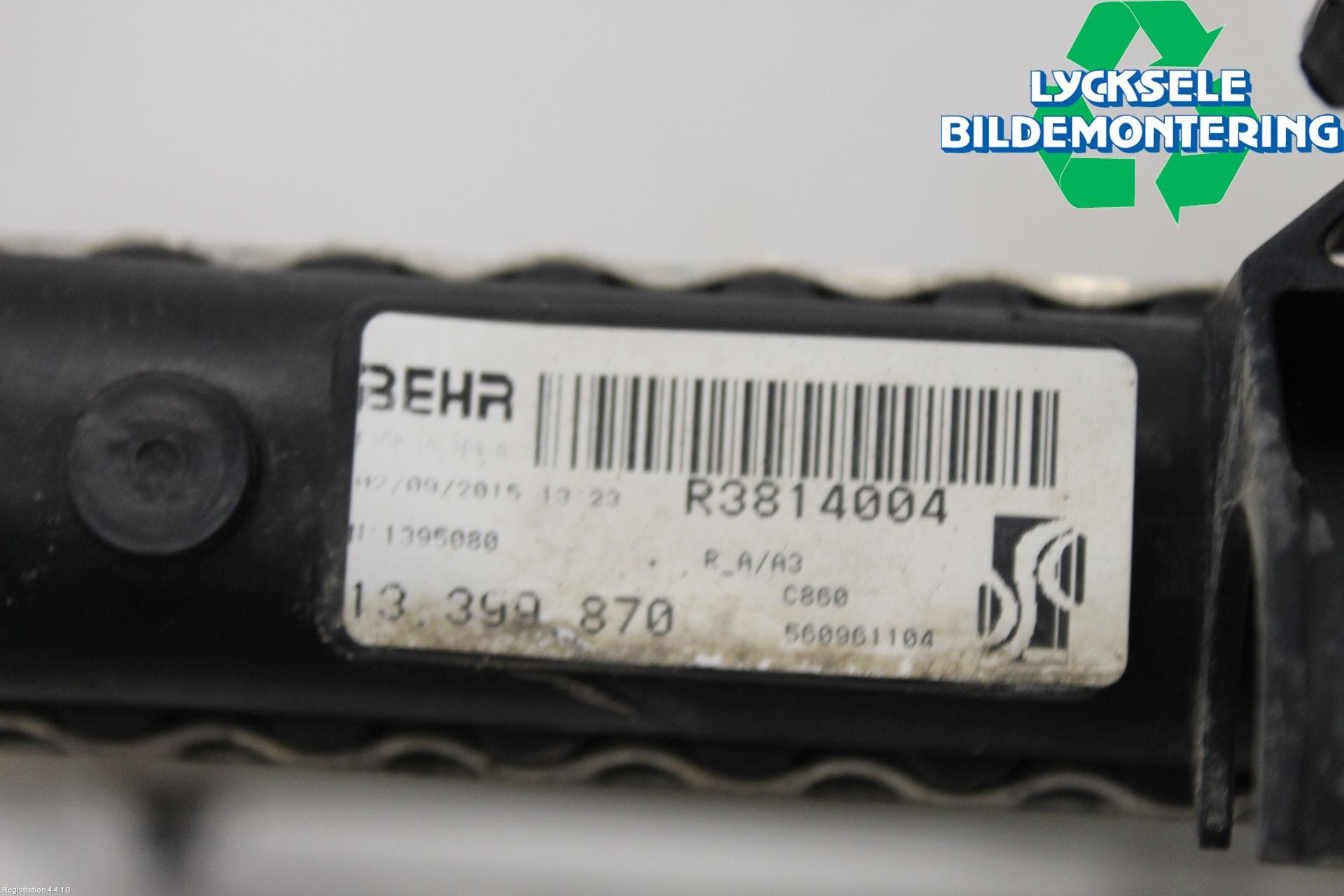 Opel CORSA E 15-19 Kylare Man