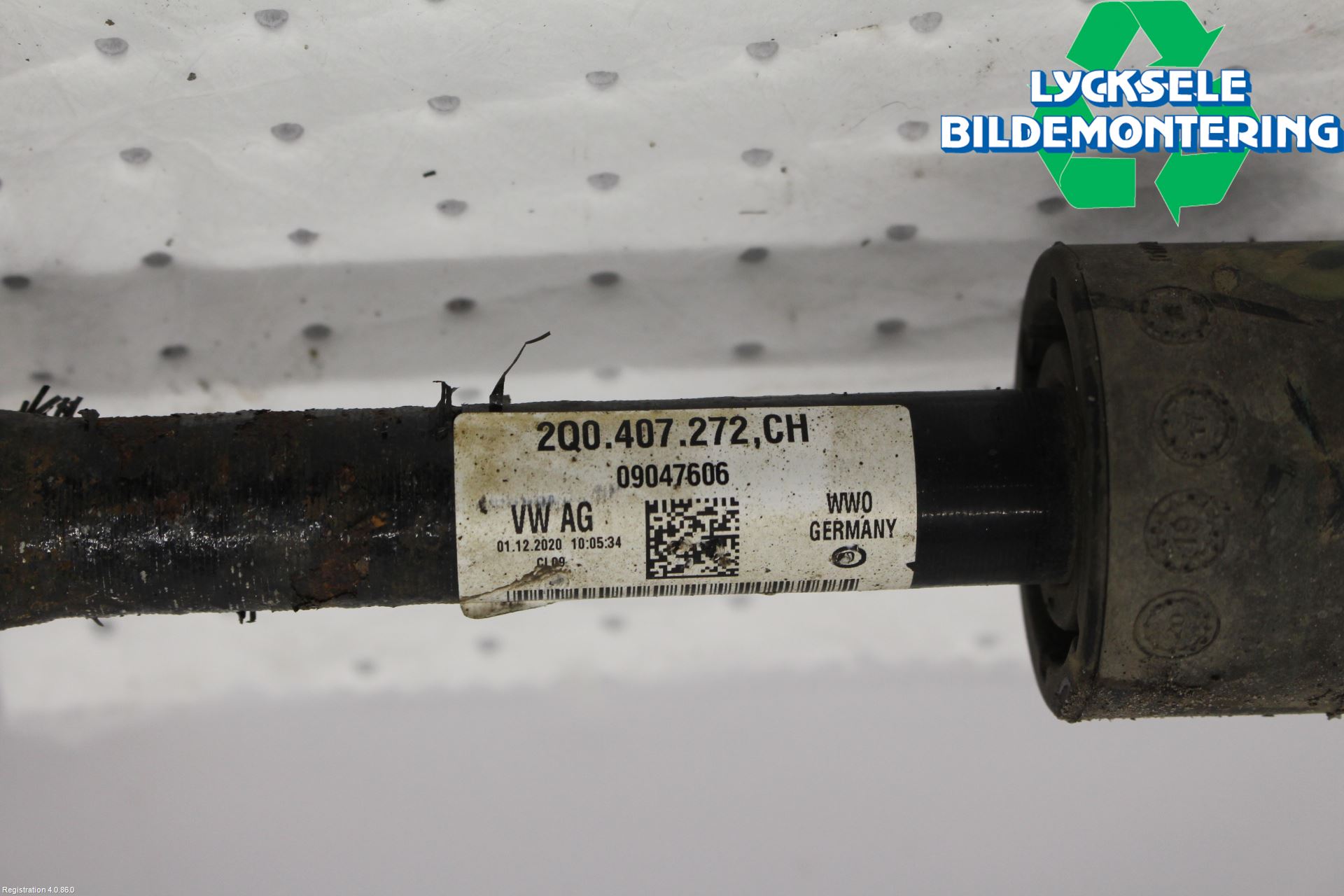 Audi A1 19- Drivaxel Fram Höger