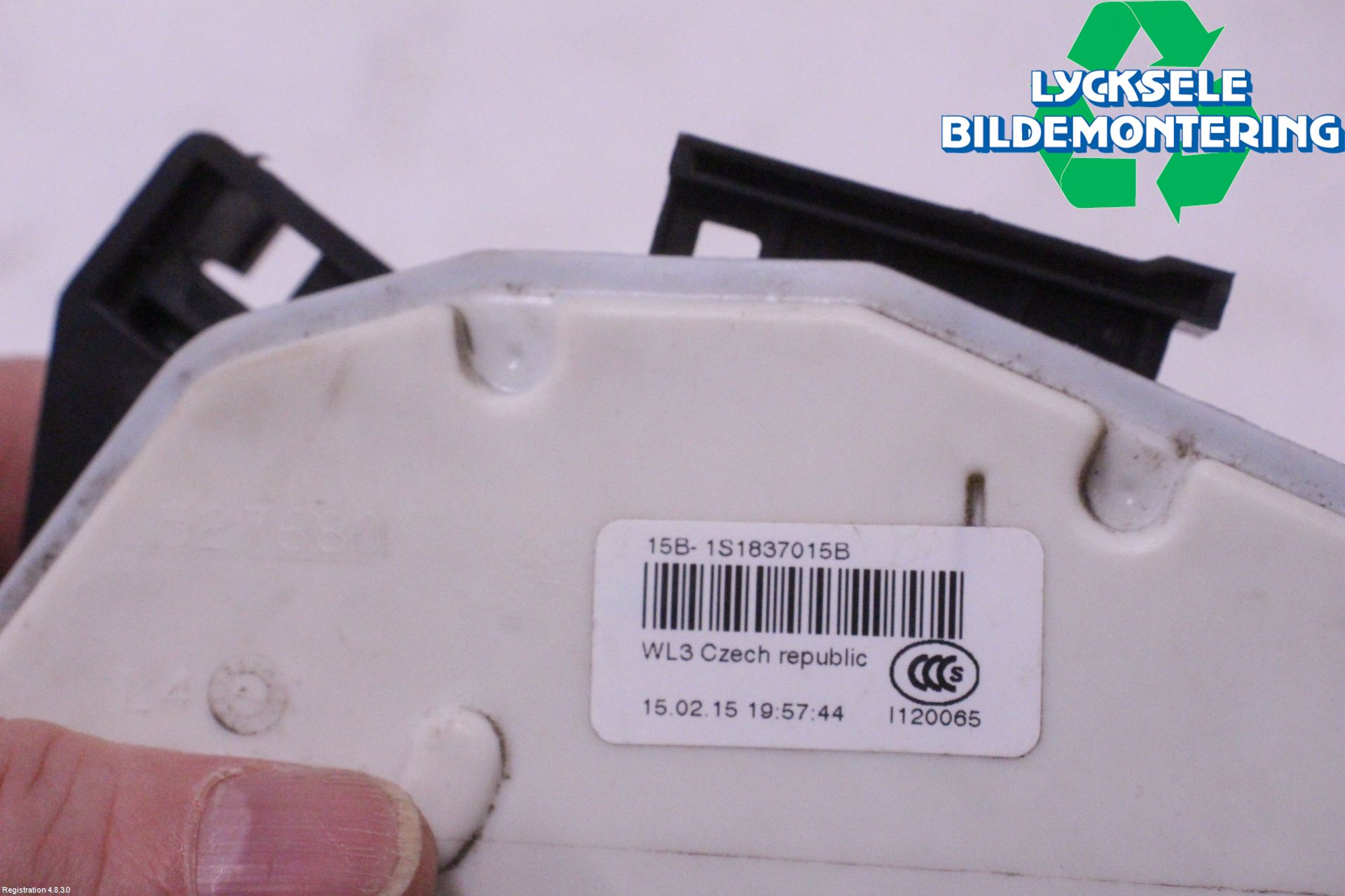 Skoda SUPERB 09-15 Låskista-Dörrlås