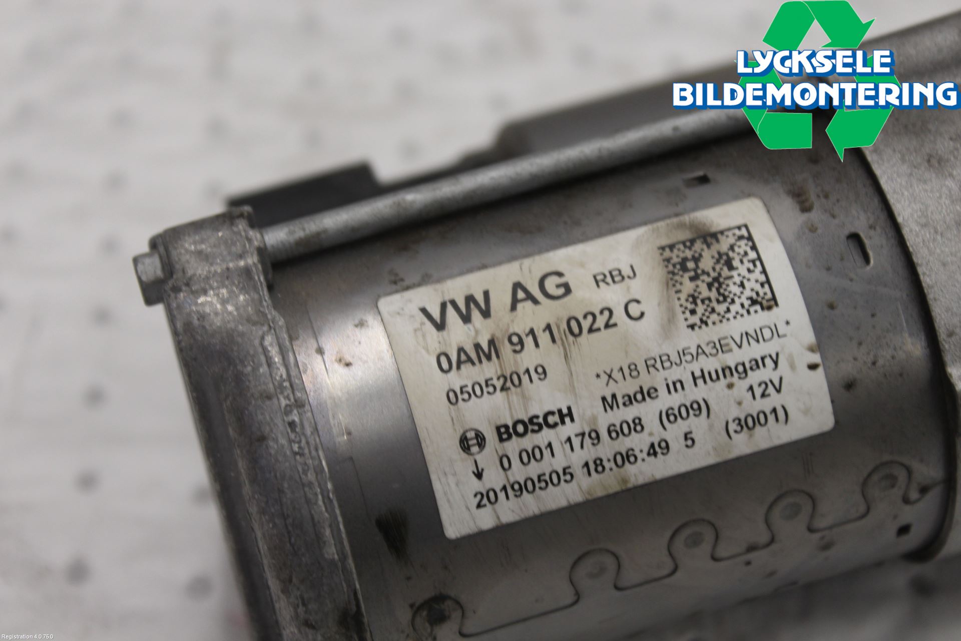 Audi A3/S3 8V 13-20 Startmotor