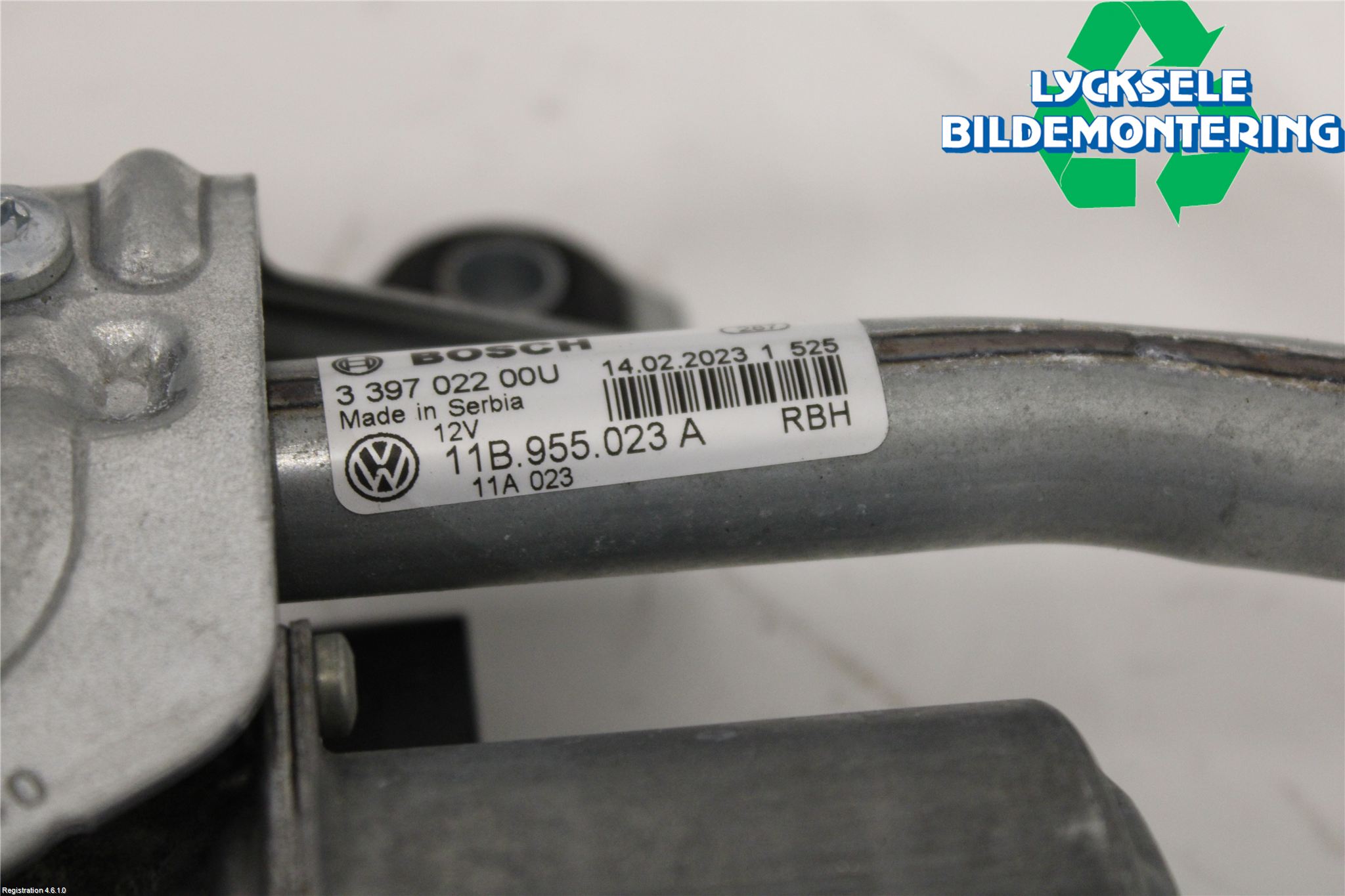 Volkswagen VW ID.4 21- Torkarmekanism Vindruta