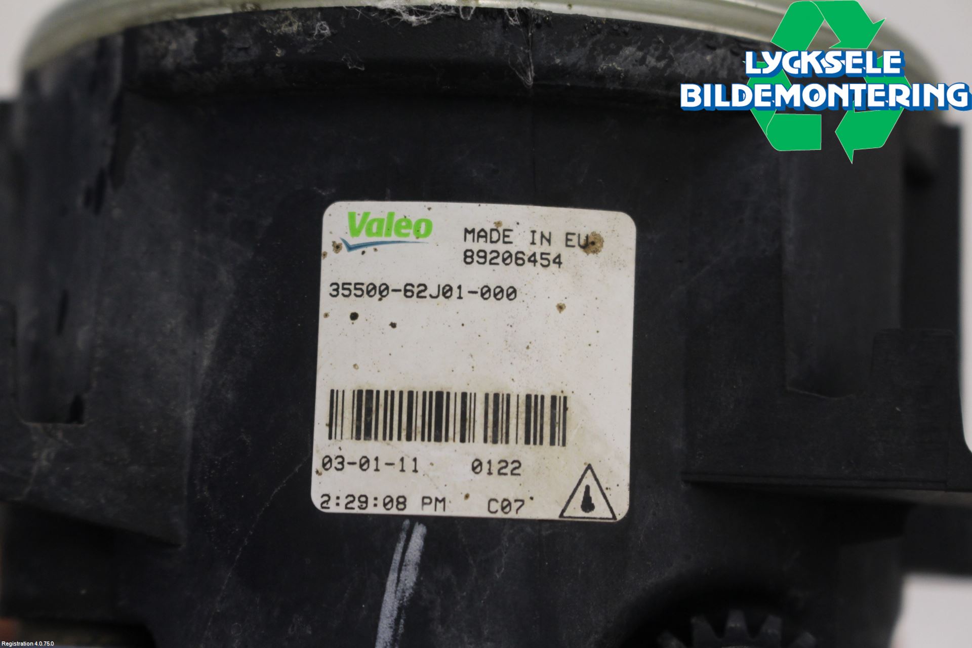 Suzuki SX4 10-13 Dimljus-Varselljus Fram