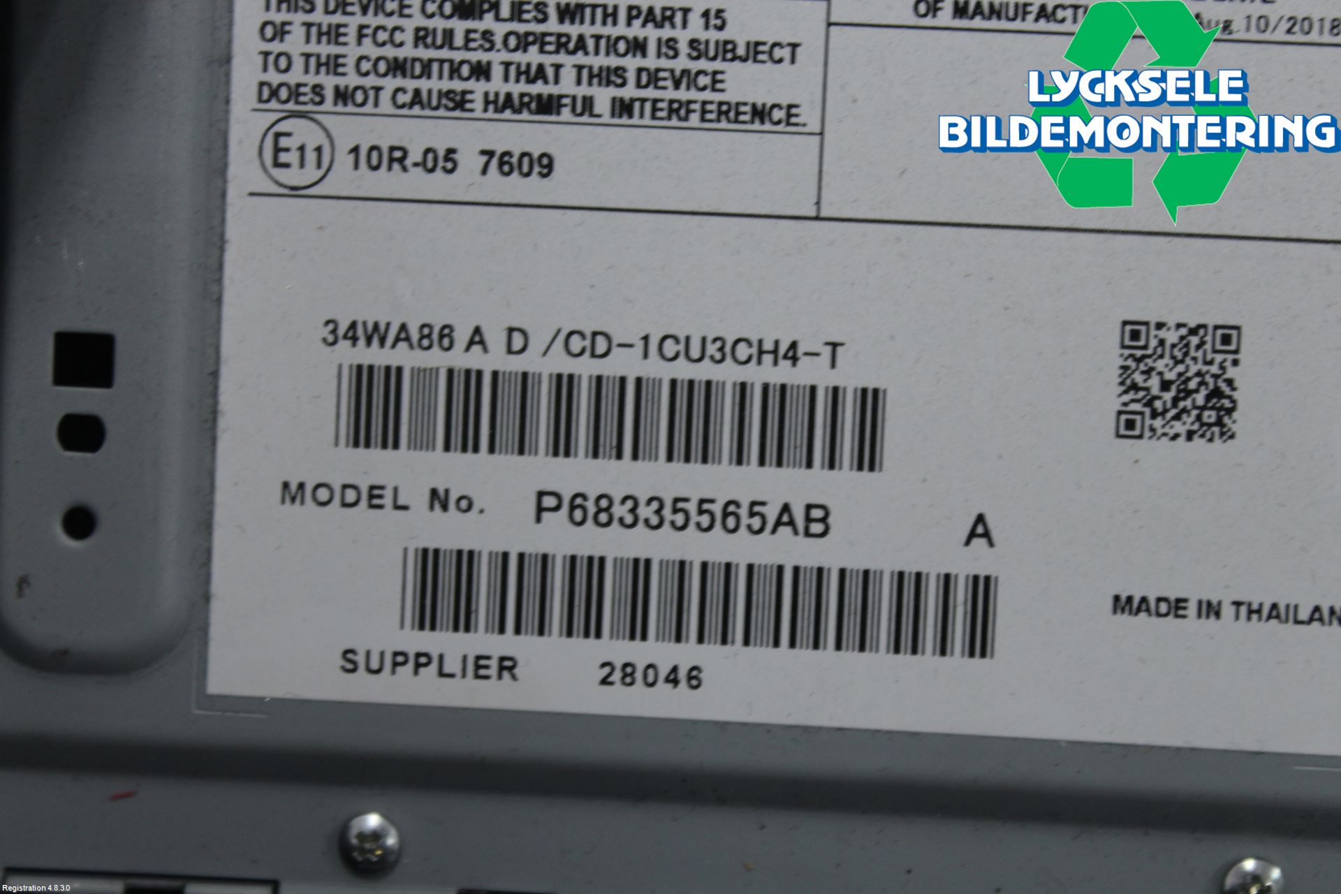 Dodge PICK UP RAM 81- Cd Radio - Multimediapanel