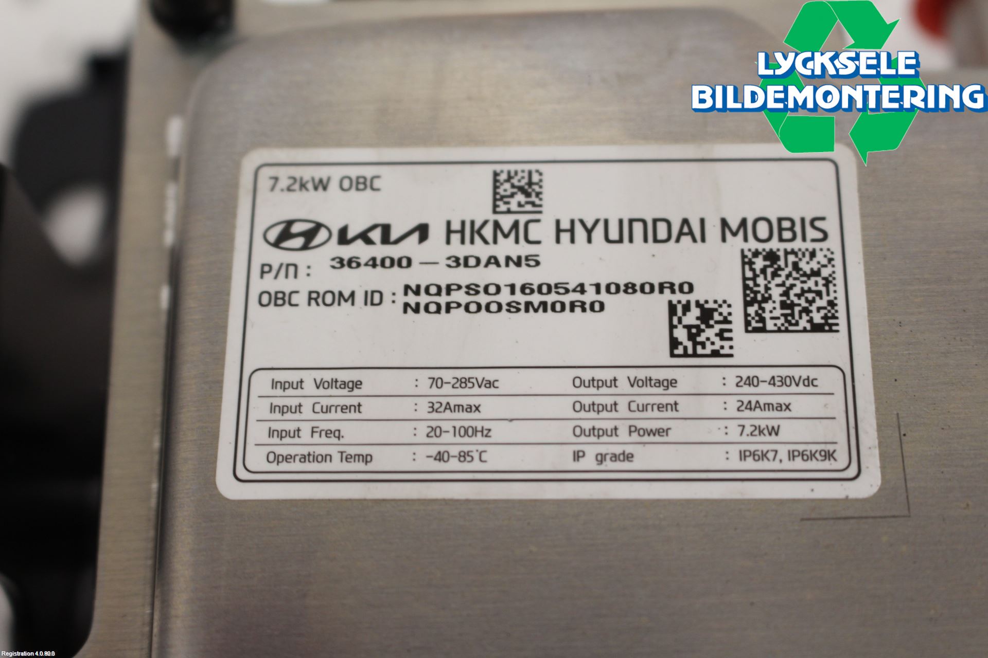 Kia SPORTAGE (NQ5) 22- Batteriladdare Högspänning