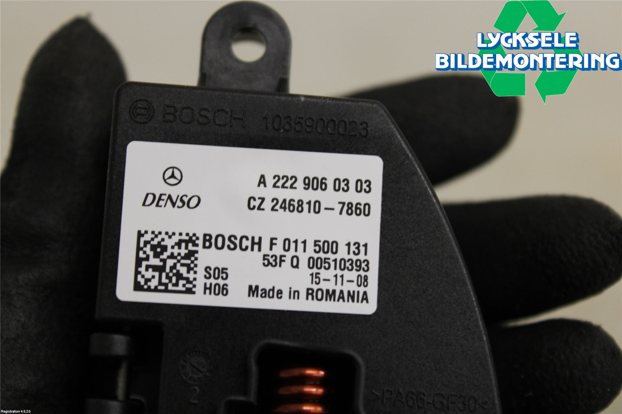 Mercedes-Benz MB B-KLASS (W246/W242) 12-19 Värmefläktsmotstånd