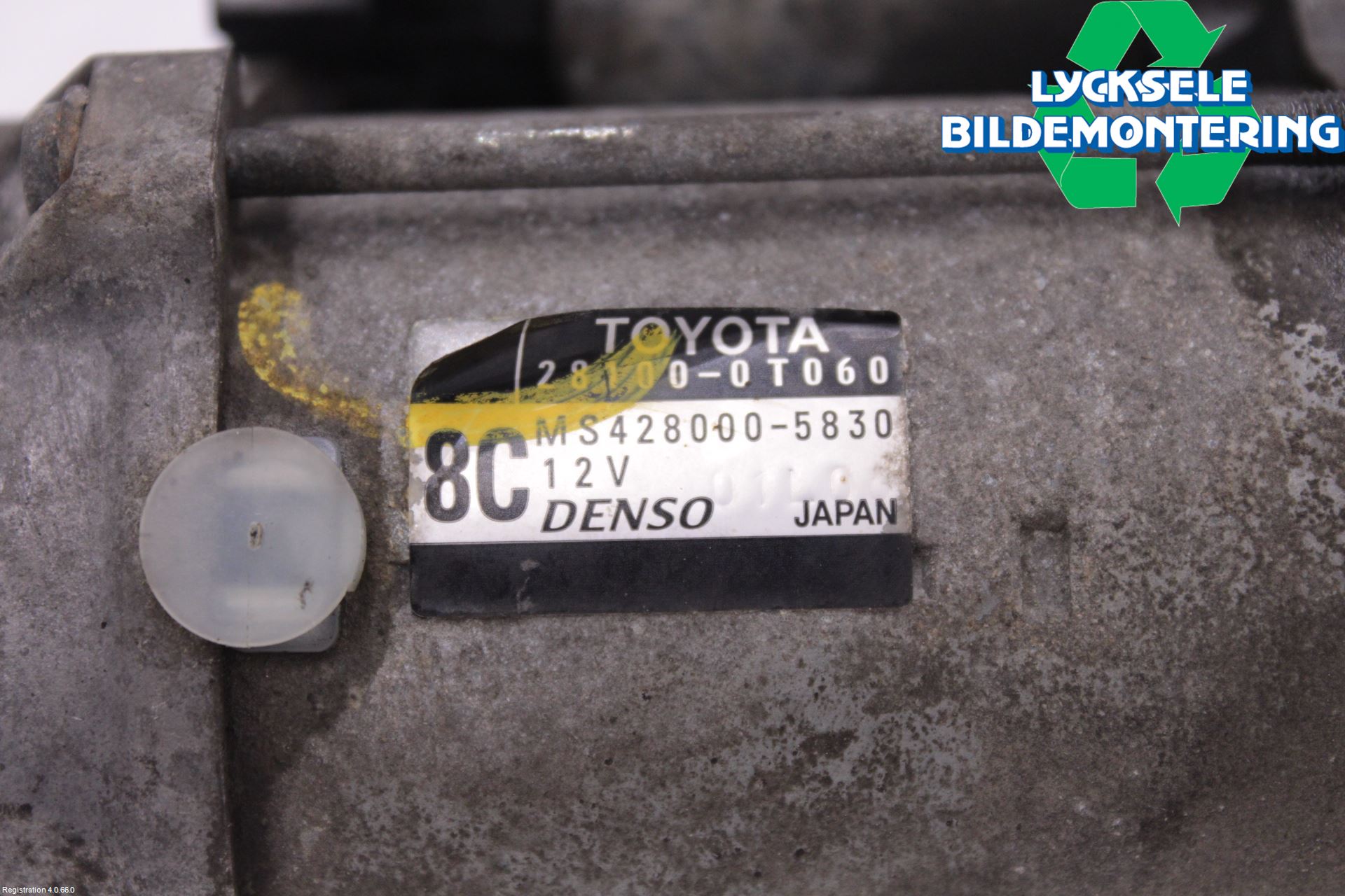 Toyota VERSO 09-18 Startmotor