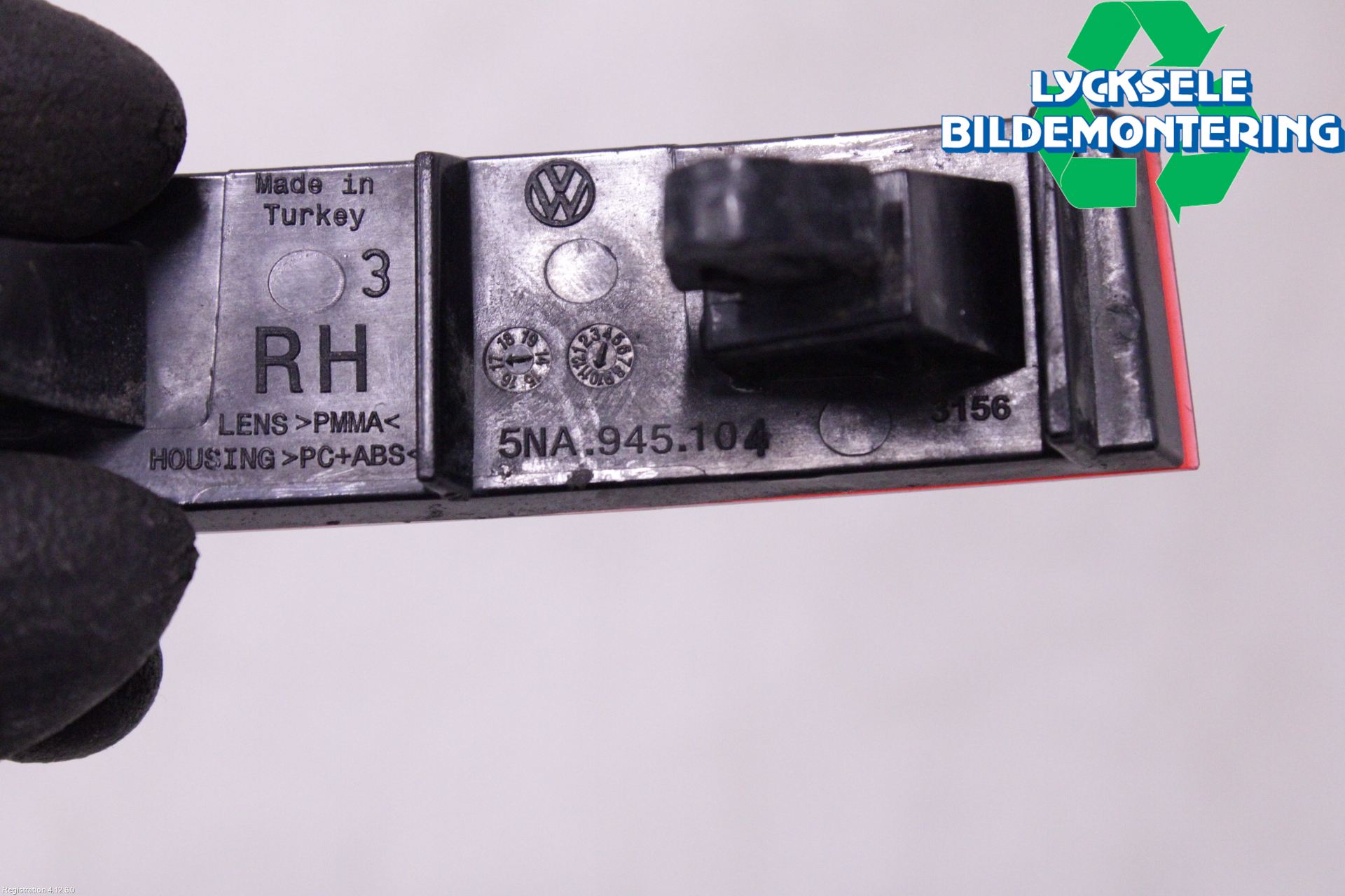 Volkswagen VW TIGUAN 16-24 Dimljus/Reflex Bak
