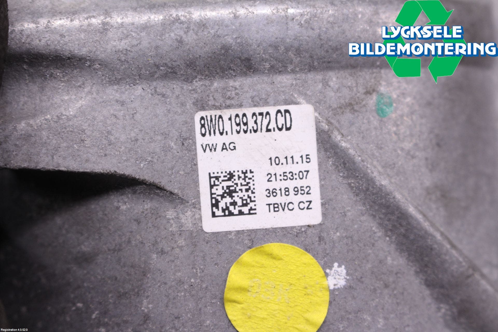 Audi A4/S4 B9 16-19 Motorkudde