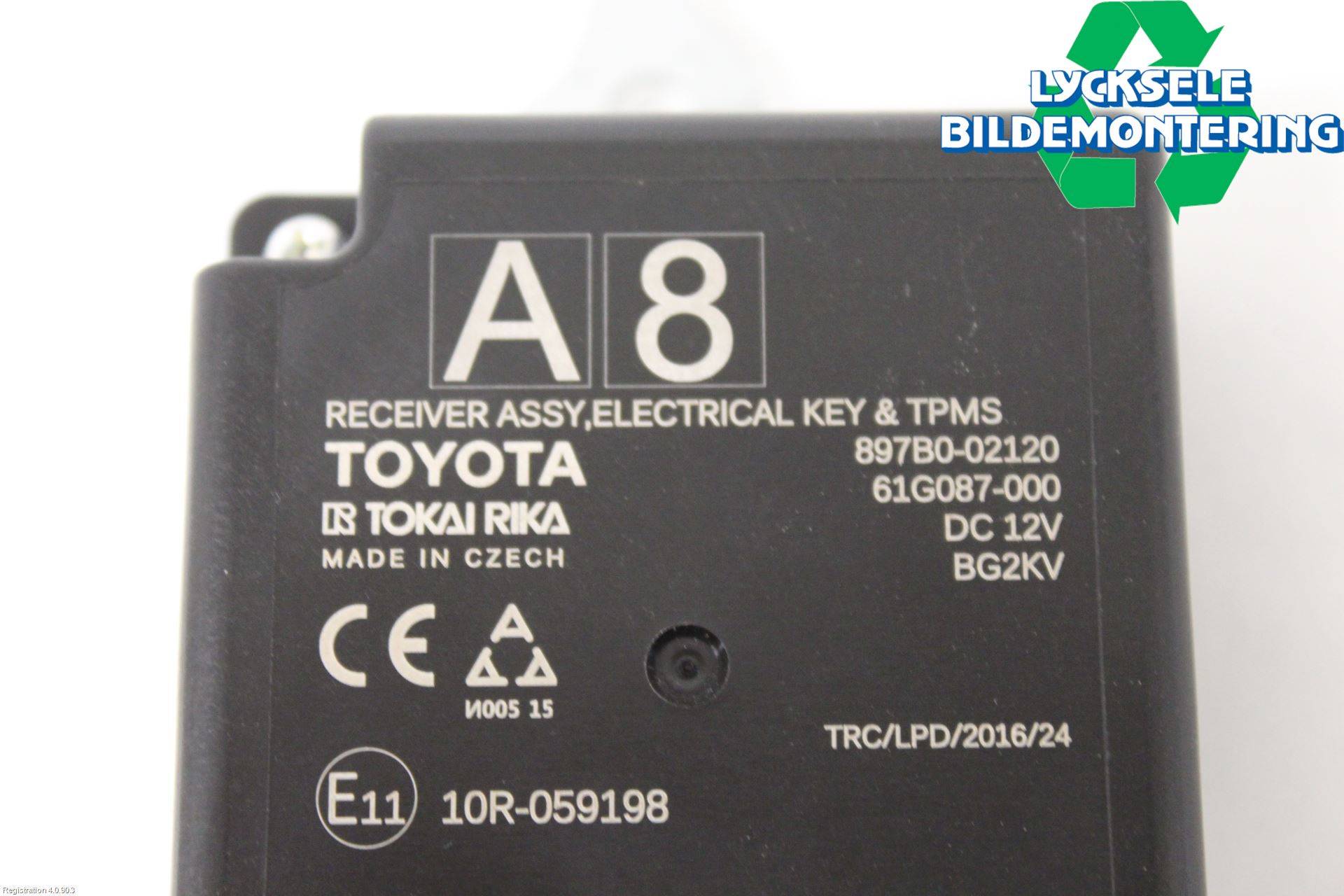 Toyota COROLLA 19- Styrenhet Nyckellöst System