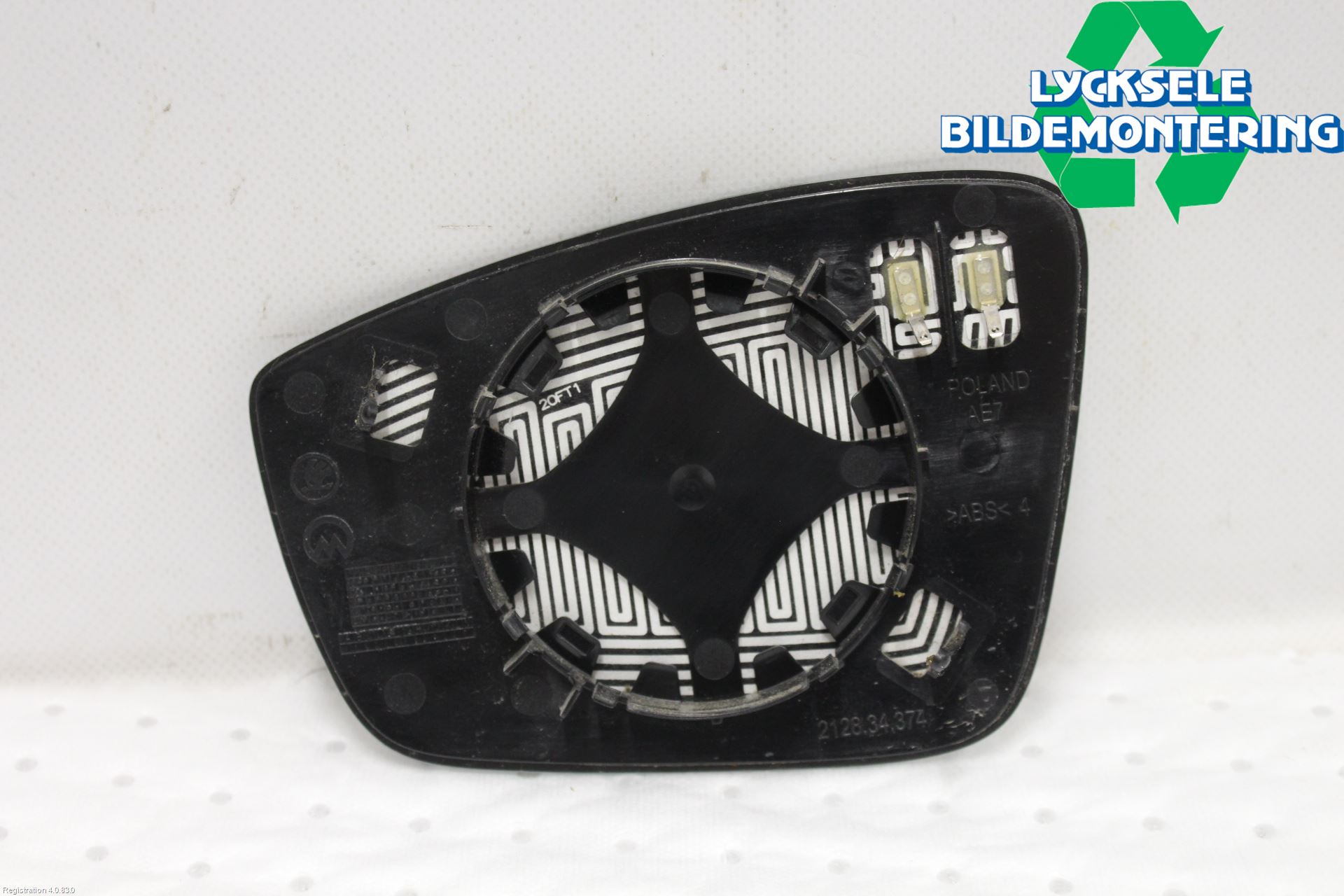 Skoda FABIA 15-21 Spegelglas Hö