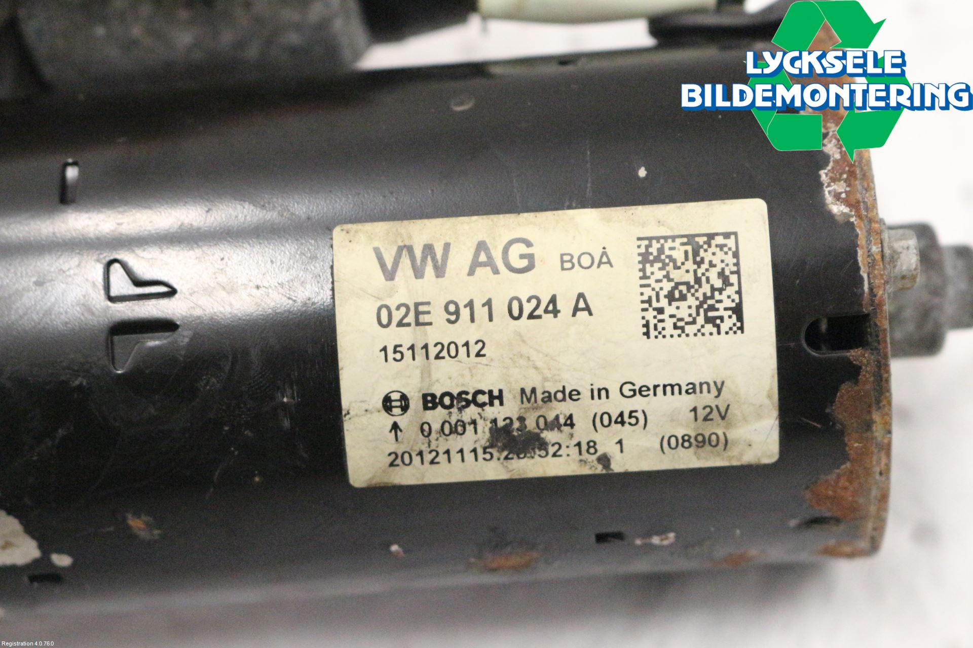 Volkswagen VW TRANSP/CARAVELLE (T5) 04-15 Startmotor Diesel