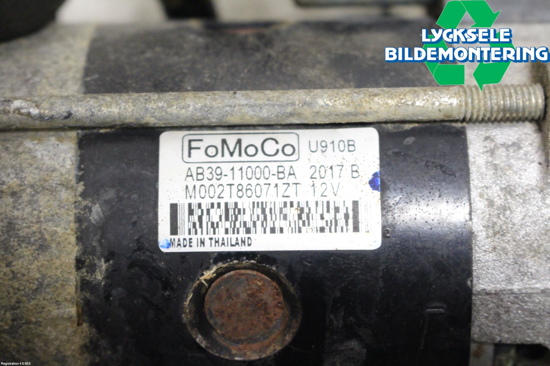 Ford RANGER EU 12-23 Startmotor Diesel