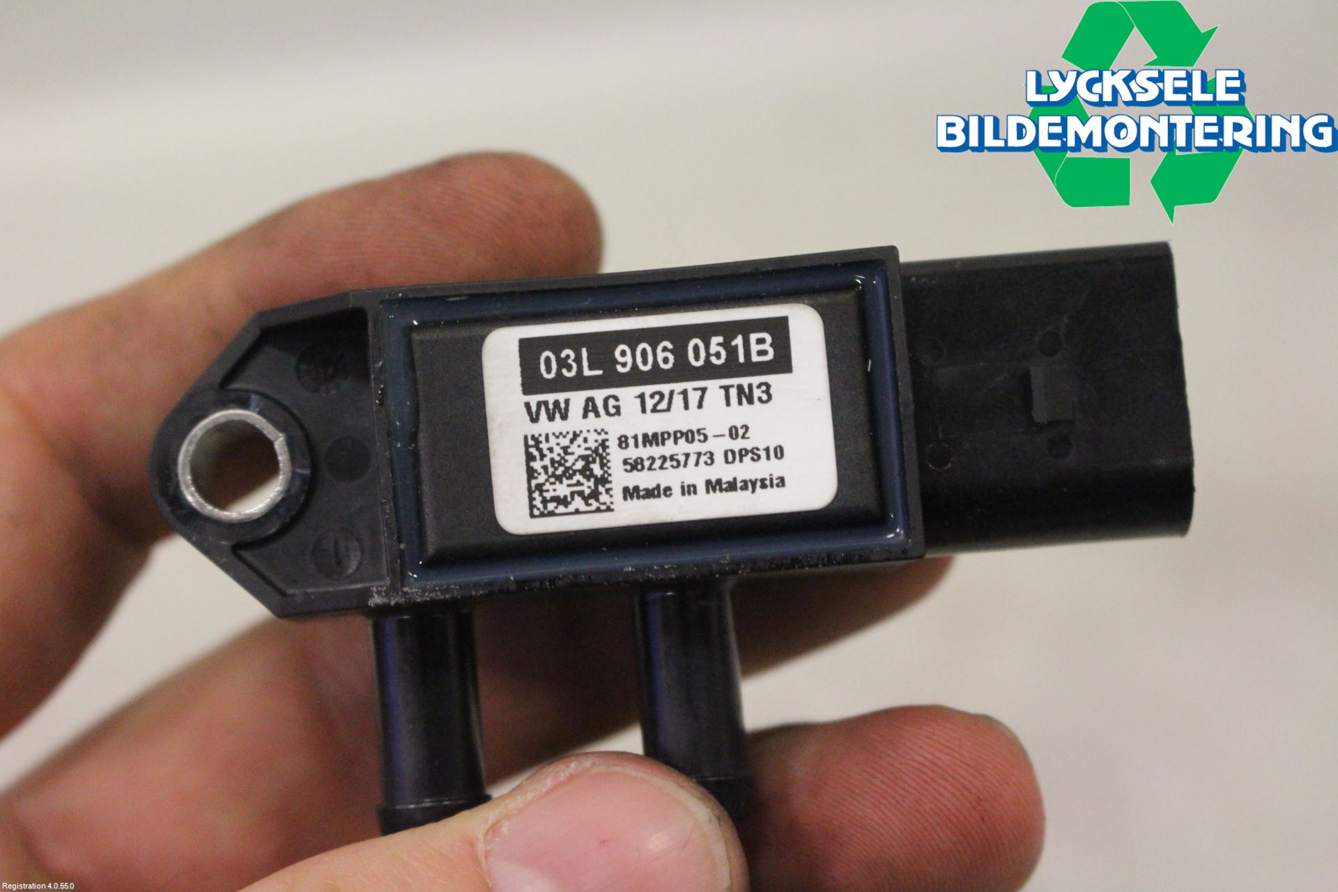 Volkswagen VW PASSAT 15-19 Givare Temp-Tryck Avgas