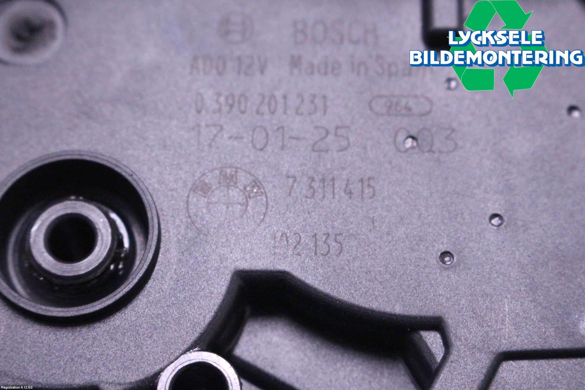BMW 3 F30/F31/F80 12-19 Torkarmotor Baklucka