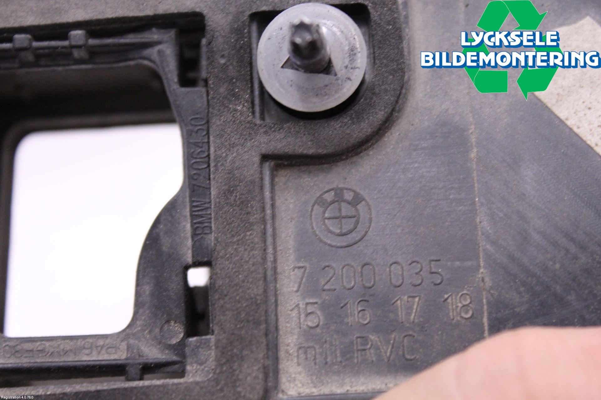 BMW 7 F01/02/03/04 09-15 Bakluckehandtag