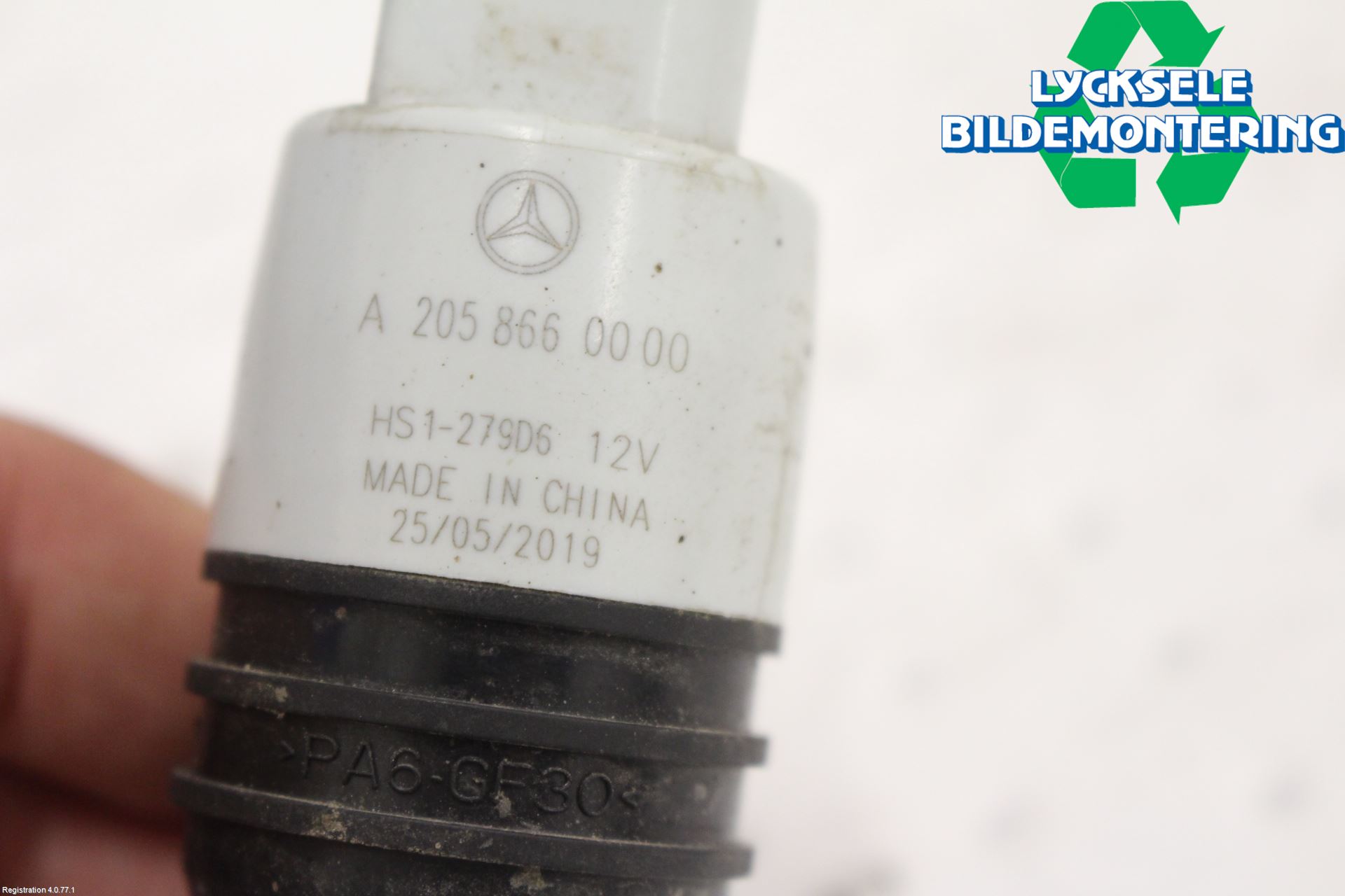 Mercedes-Benz MB C-KLASS (W205) 14-21 Spolarpump Vindruta