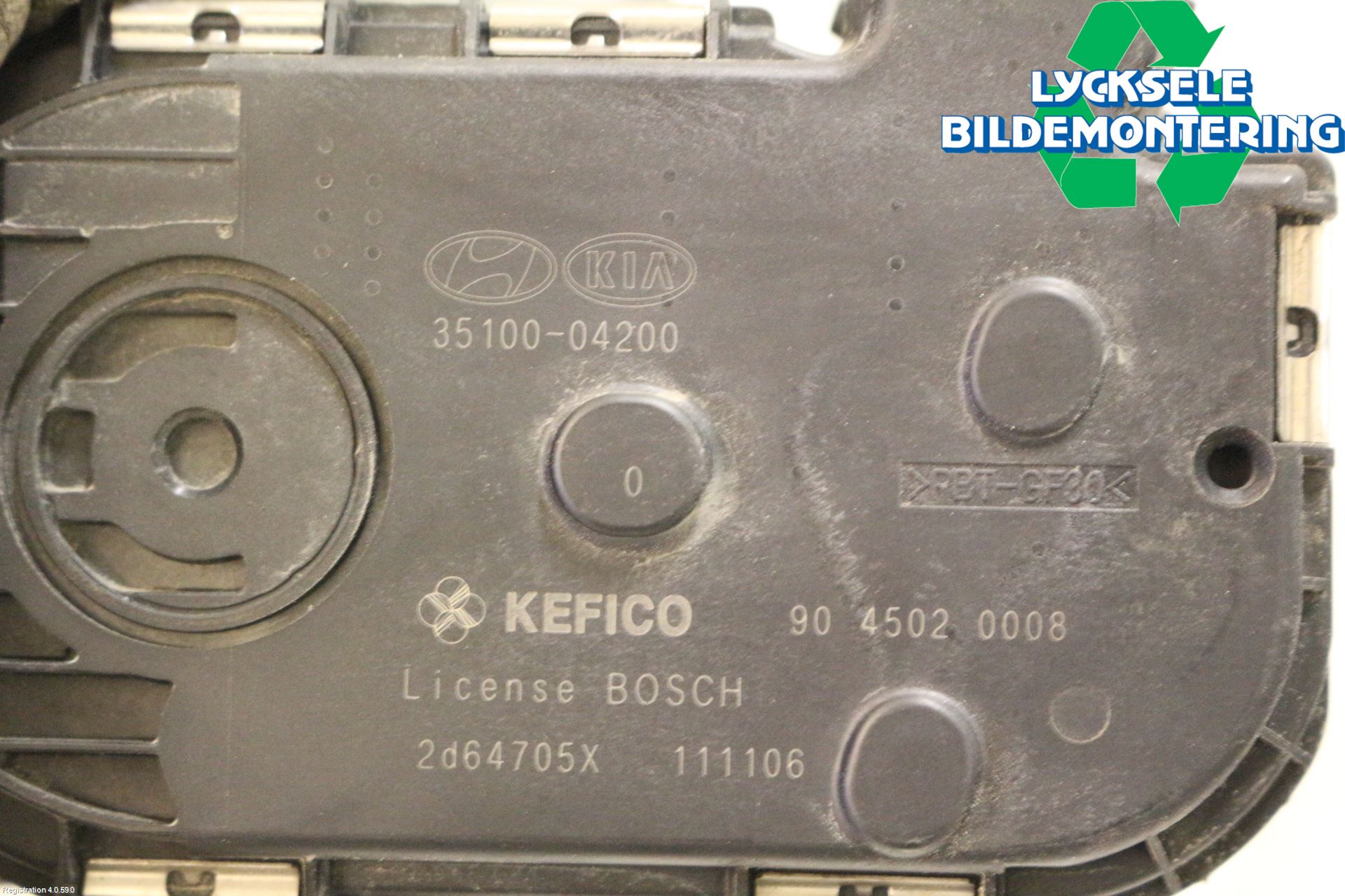 Kia RIO 12-16 Injspjällhus