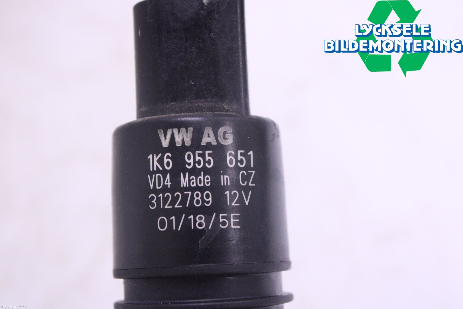 Volkswagen VW PASSAT 15-19 Spolarpump Vindruta