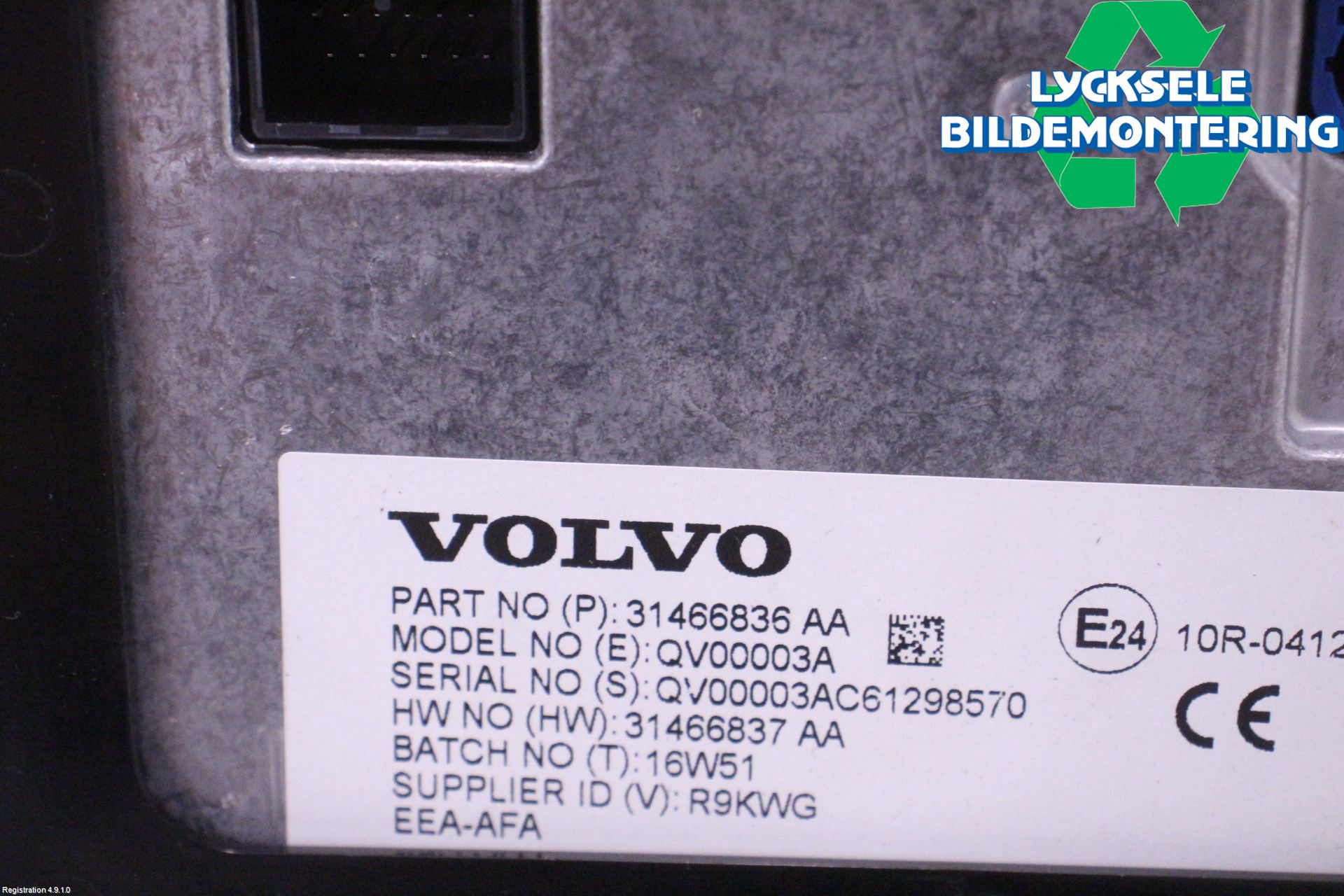 Volvo V90 17->> Multifunktionsdisplay