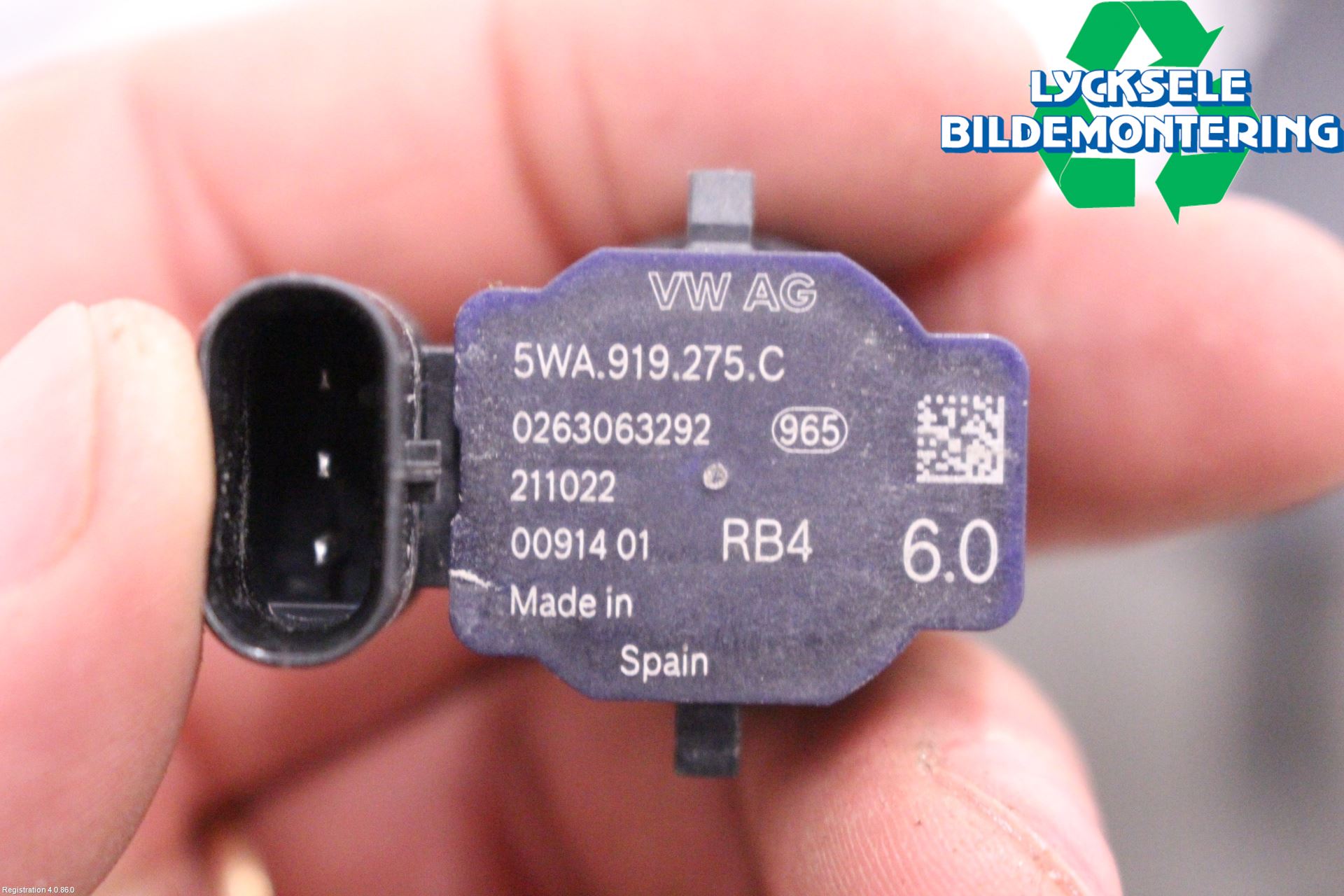 Volkswagen VW ID.4 21- Parkeringshjälp Backsensor