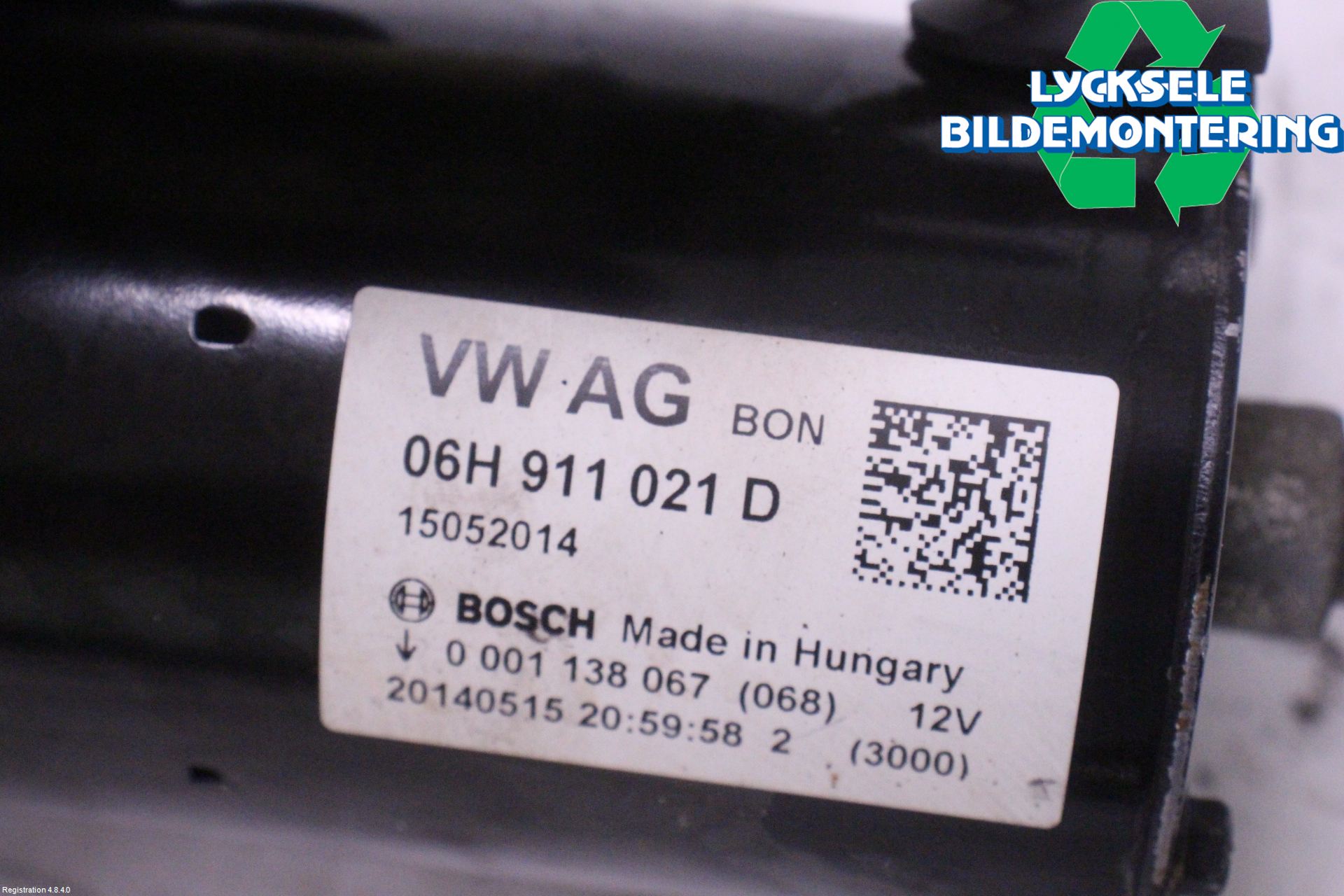 Audi A4 12-15 Startmotor