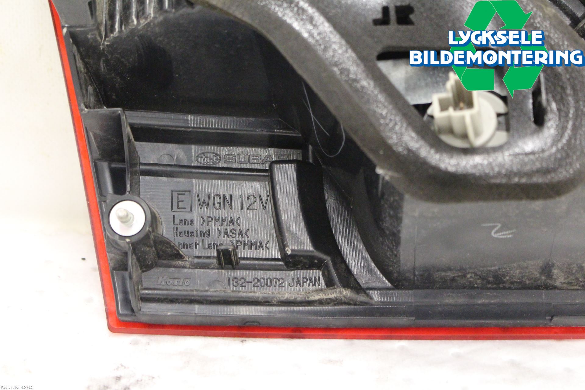 Subaru OUTBACK 10-15 Bakljus Lucka Hö