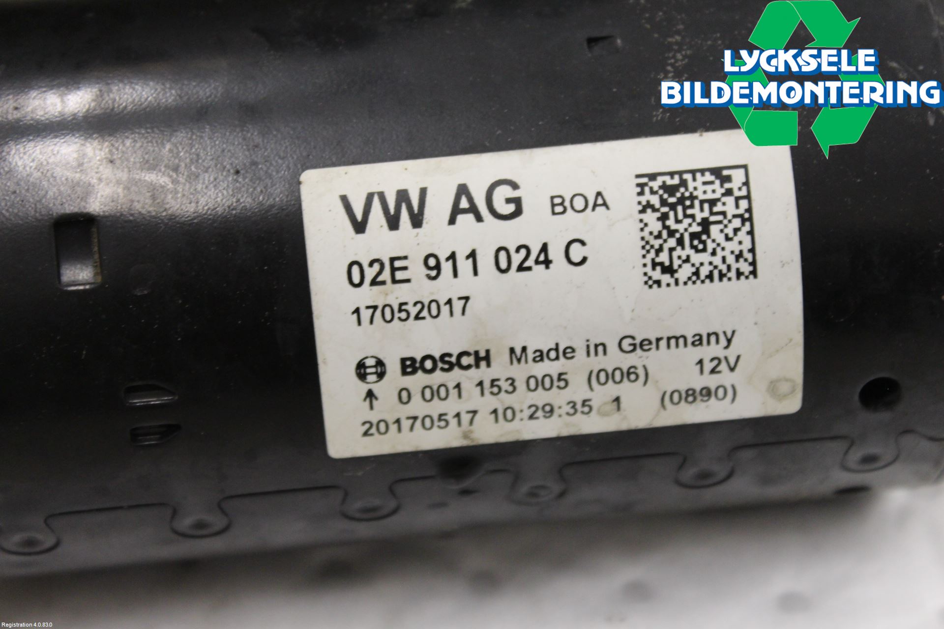 Volkswagen VW CADDY 16-20 Startmotor Diesel