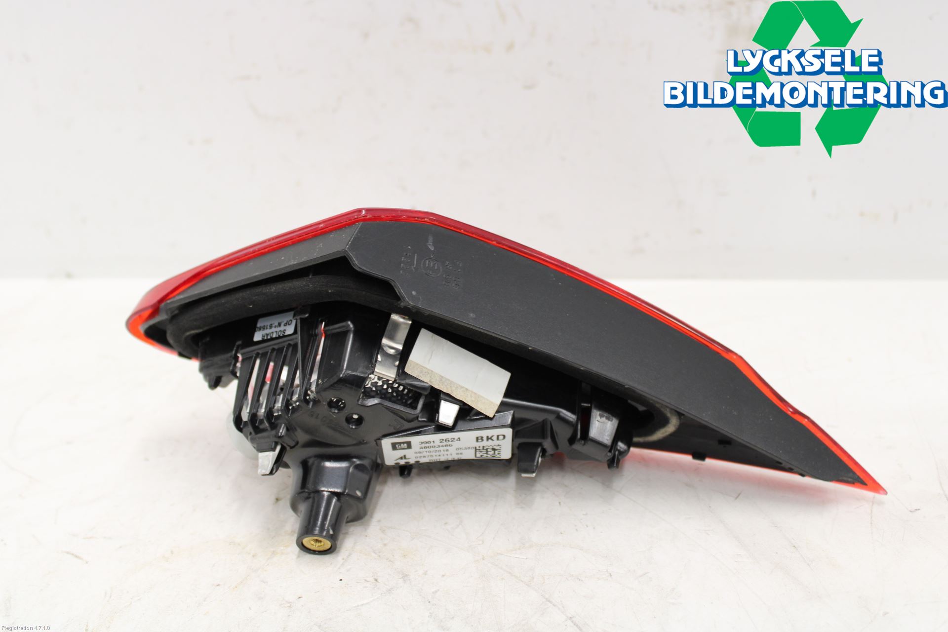 Opel CORSA E 15-19 Bakljus Lucka Hö