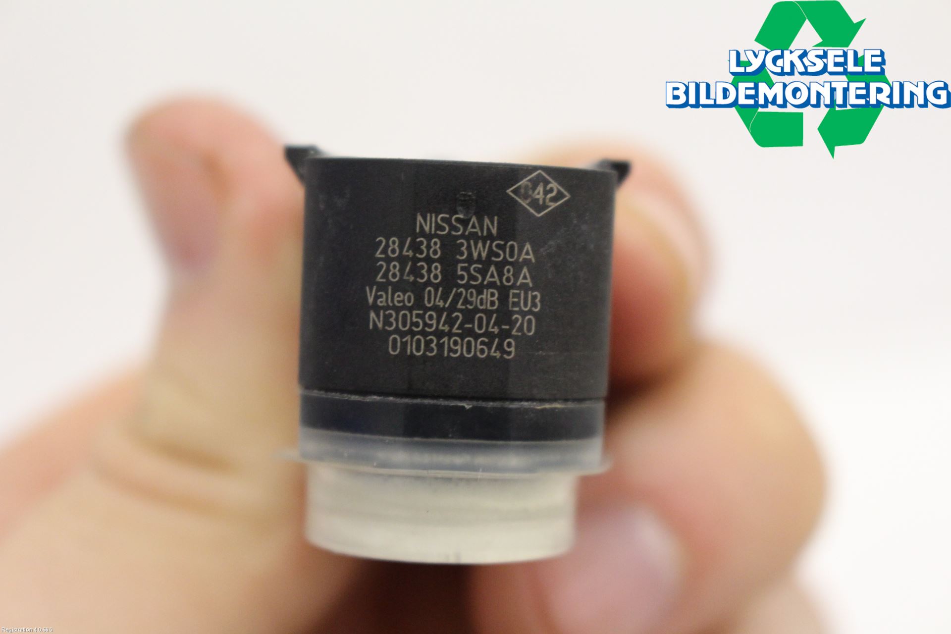 Nissan LEAF 18- Parkeringshjälp Backsensor