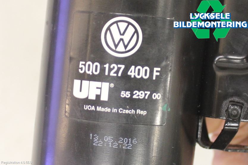 Volkswagen VW PASSAT 15-19 Bränslefilter-Hållare