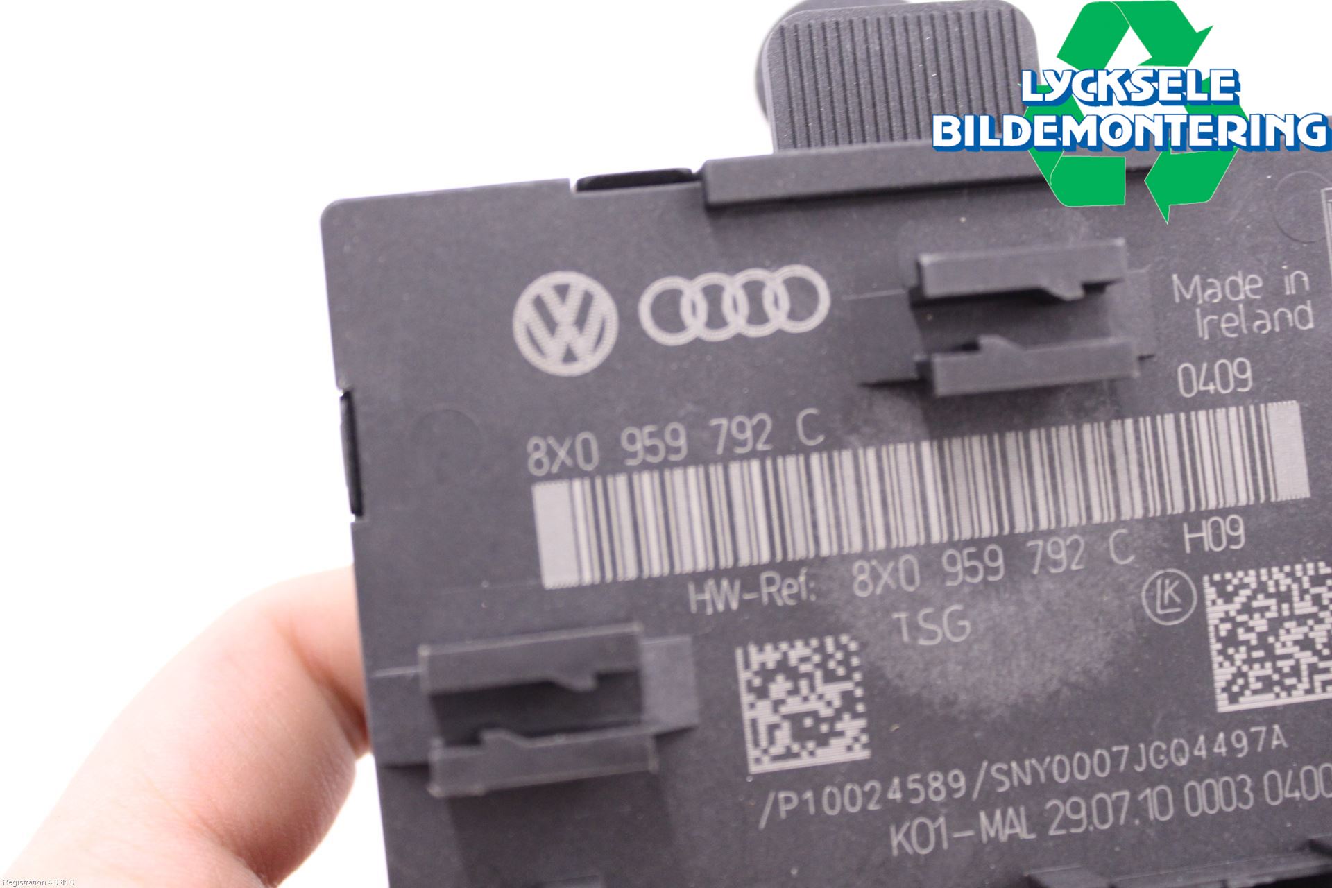 Skoda SUPERB 09-15 Styrenhet Dörr