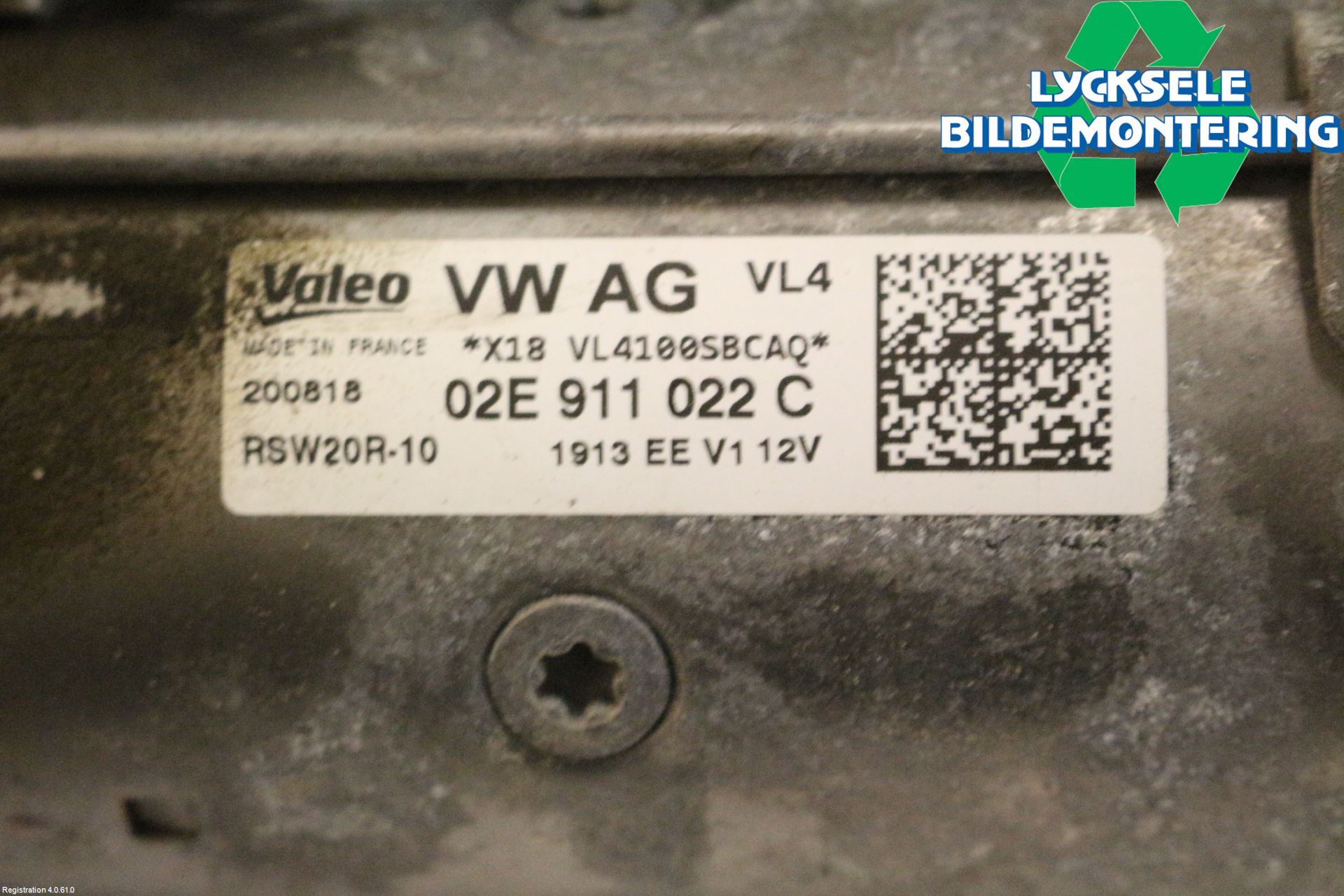 Skoda OCTAVIA (5E) 13-20 Startmotor Diesel