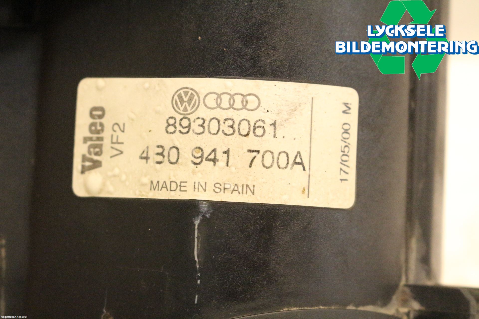 Audi A6/S6     97-05 Dimljus-Varselljus Fram