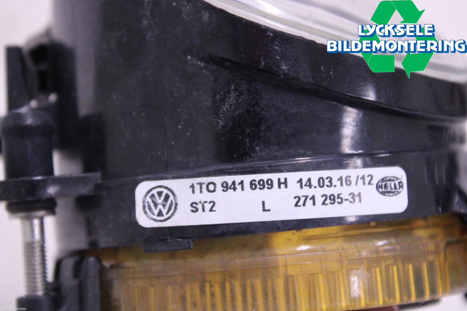 Volkswagen VW UP! / E-UP! Dimljus-Varselljus Fram